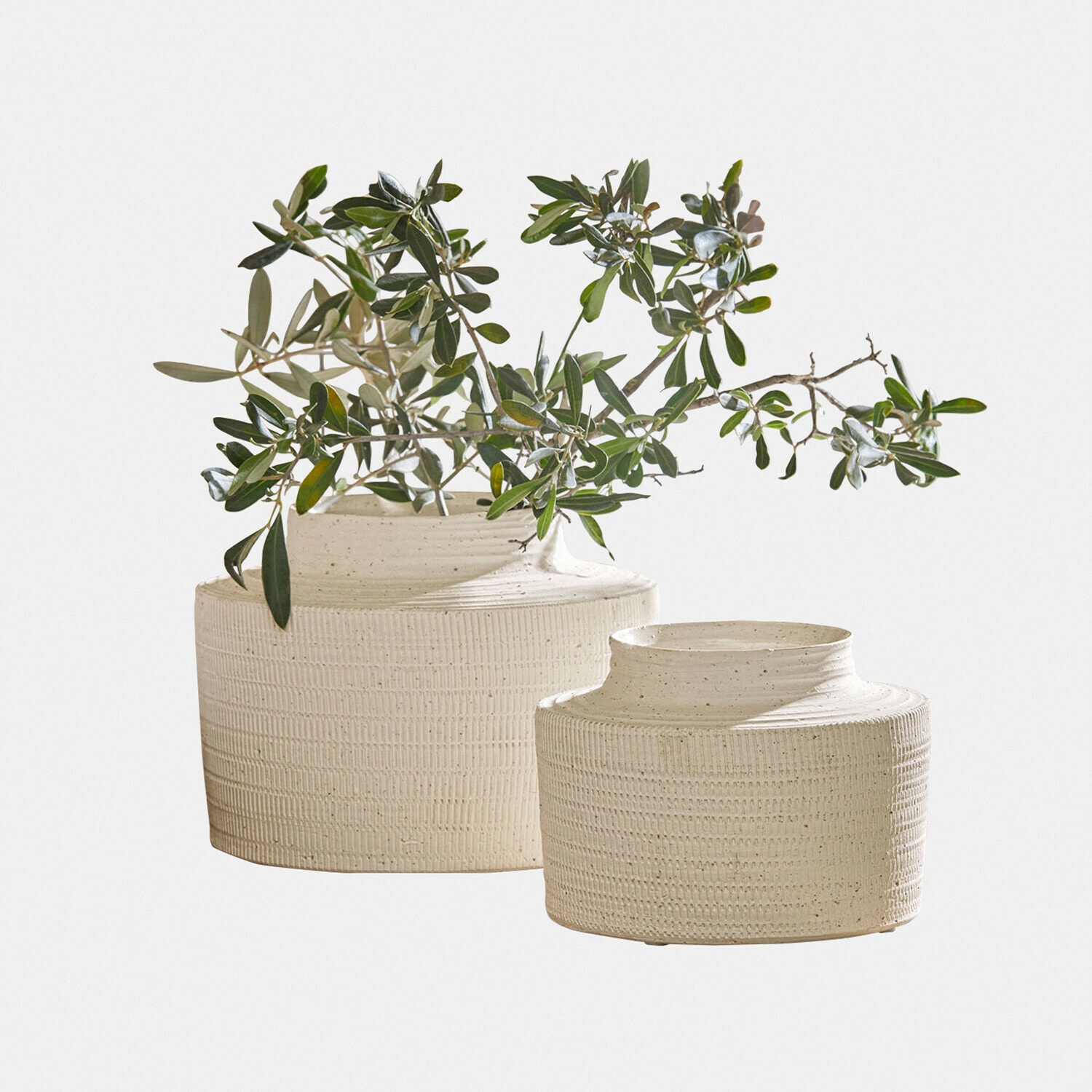 Vaas set van 2 Délavrie