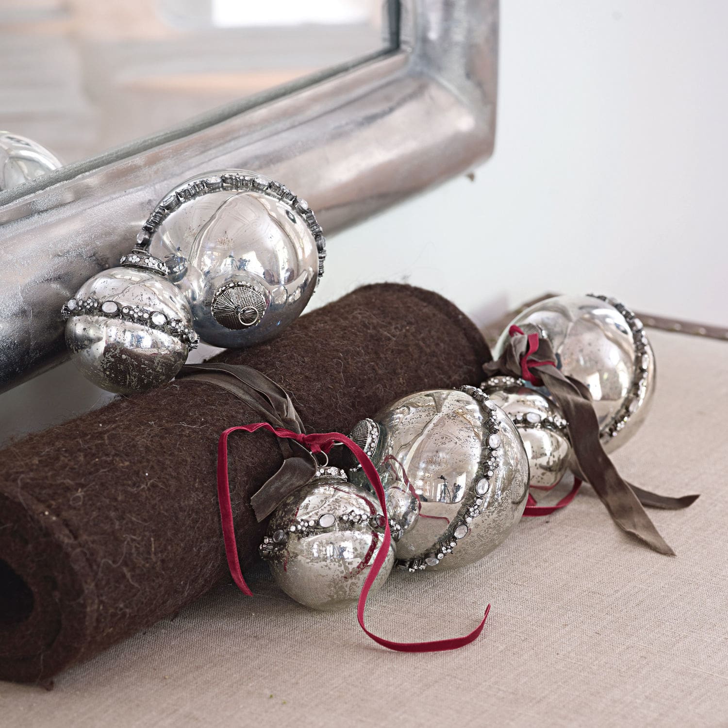 Kerstversiering set van 6 Cloé