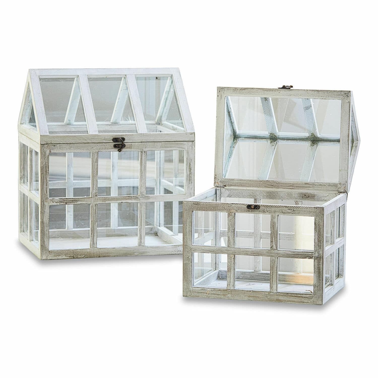 Decoratieve kas set van 2 Nancy
