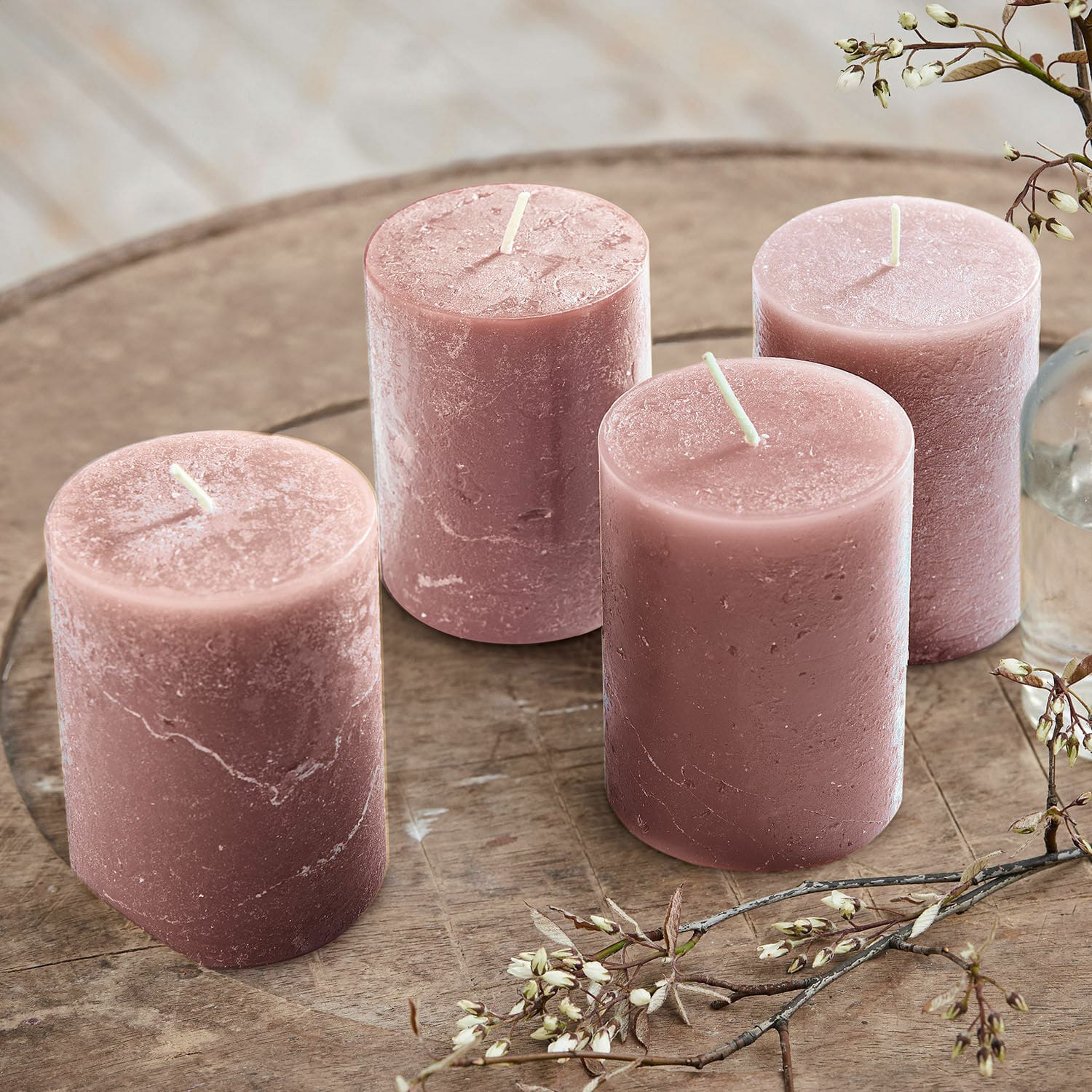 Kaars set van 4 Virrans