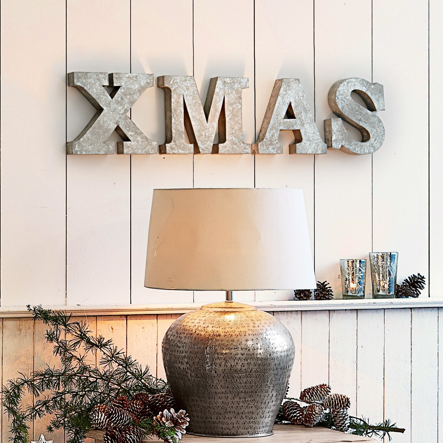 Letters set van 4 XMAS