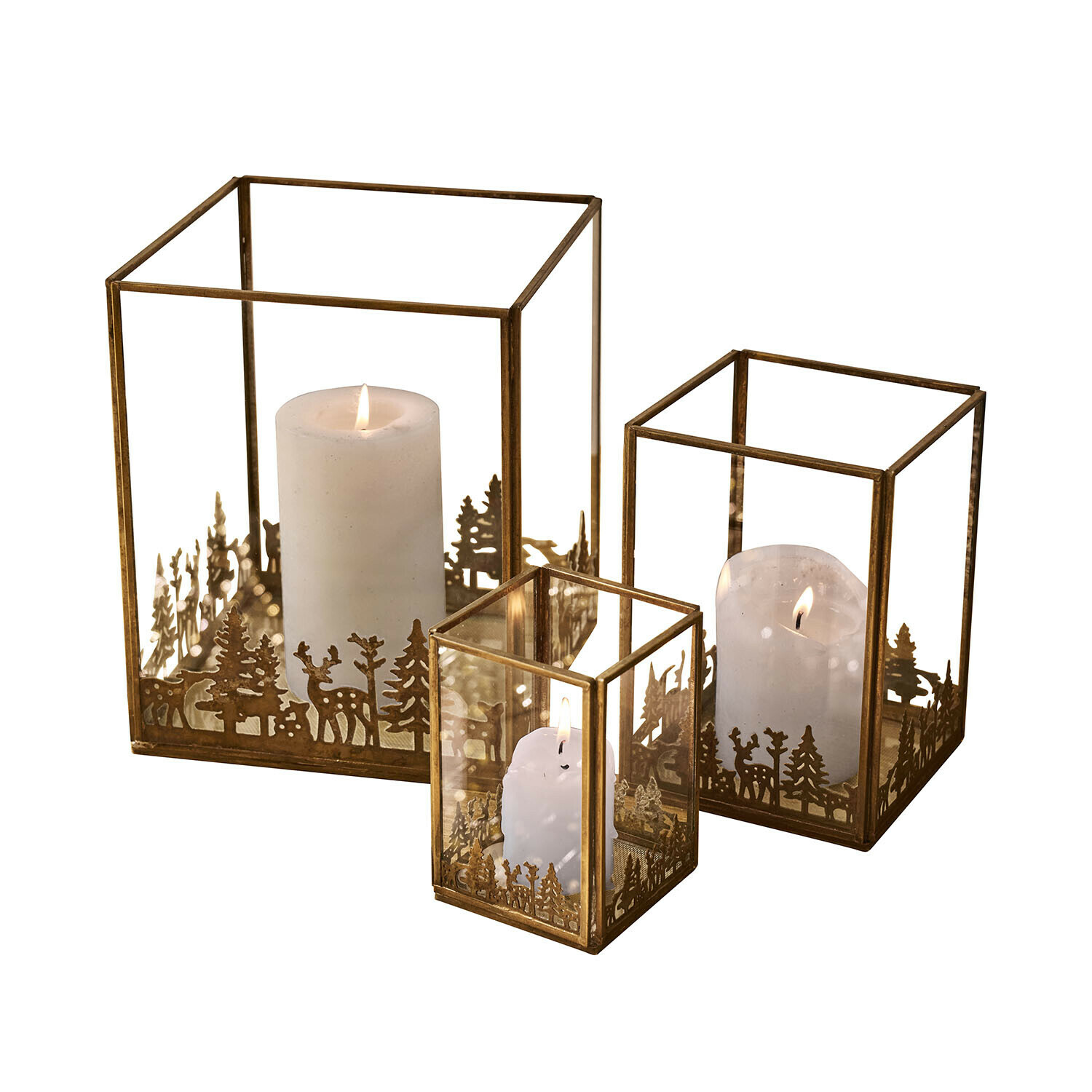 Windlicht set van 3 Solenda