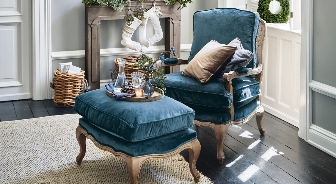 Diepblauwe blikvanger