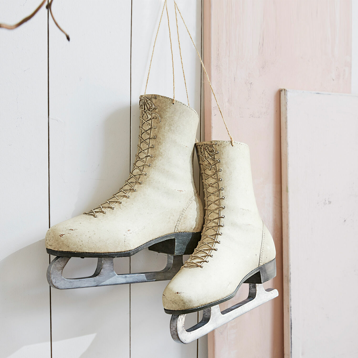 Decoratieve schaats set van 2 Thibaud