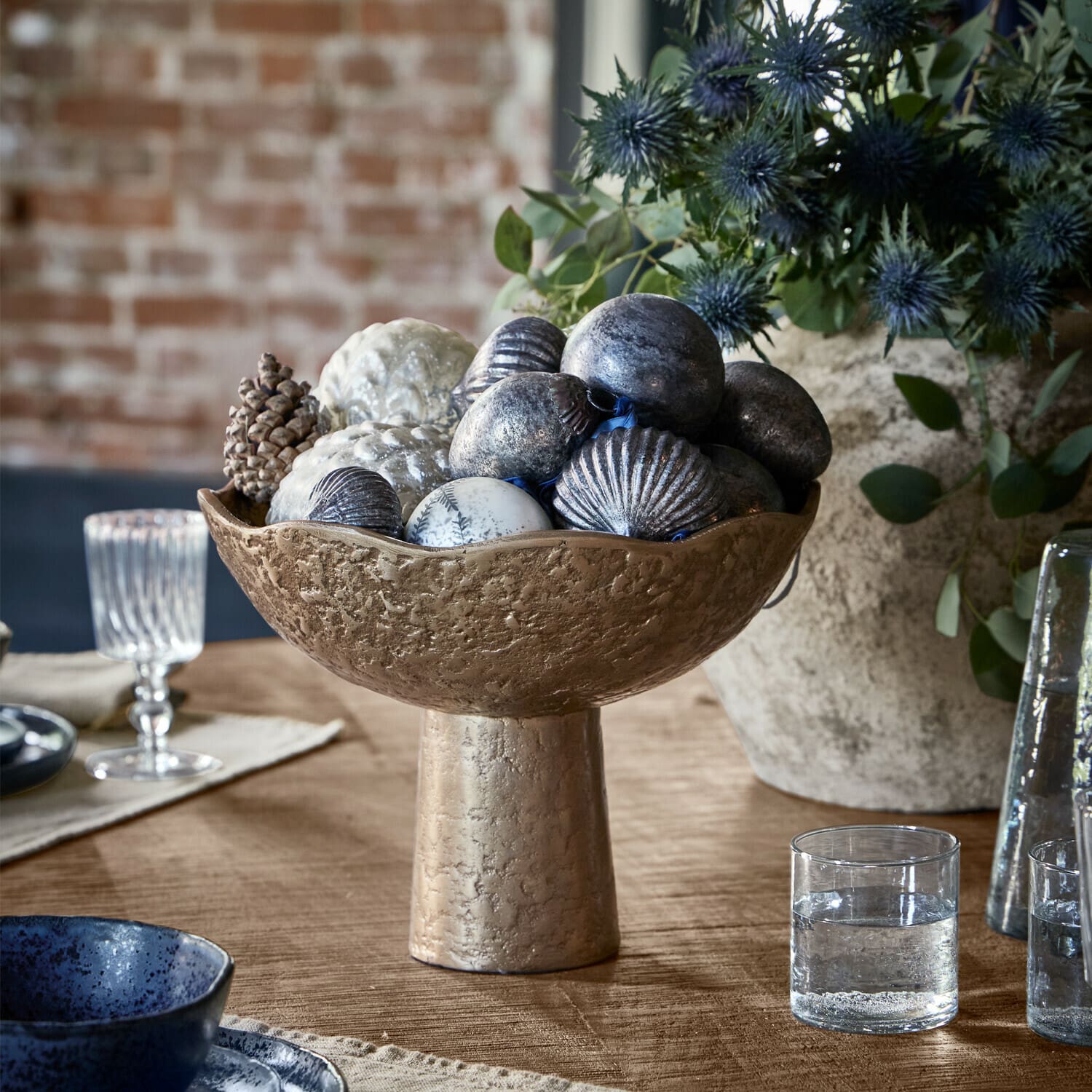 Kerstbal set van 5 Corwynn