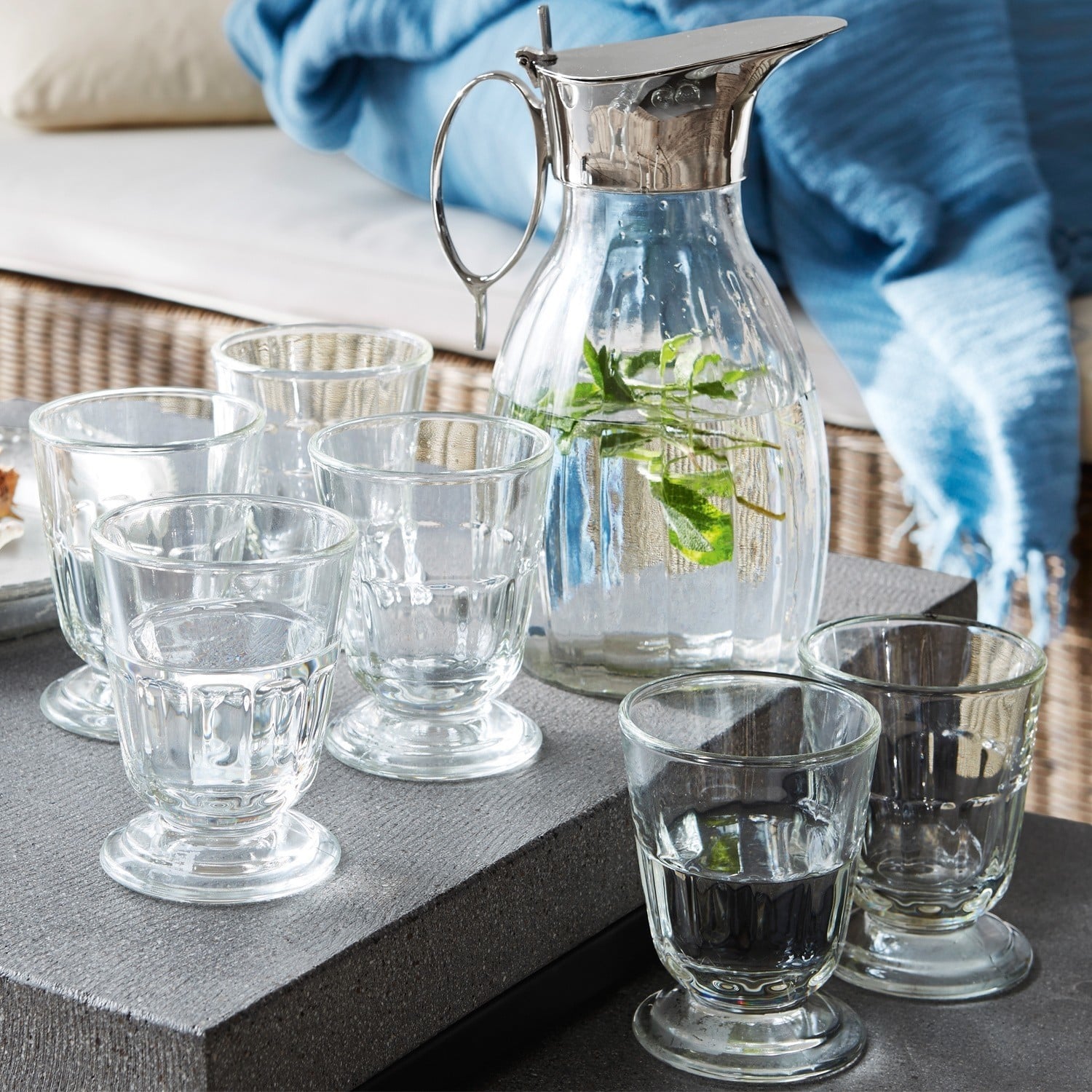 Waterglas set van 6 Pouce