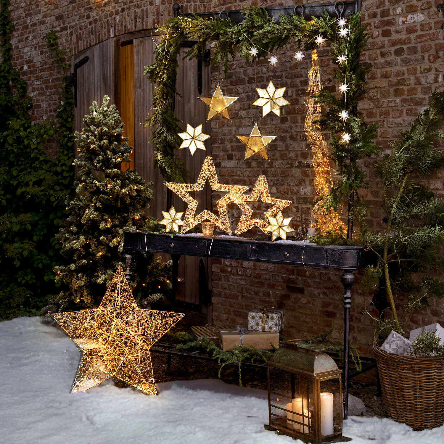 Ster met ledlampjes Vivetelle