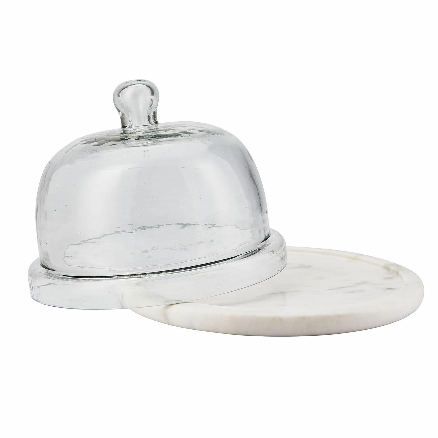 Glazen stolp met bord Barnsdale