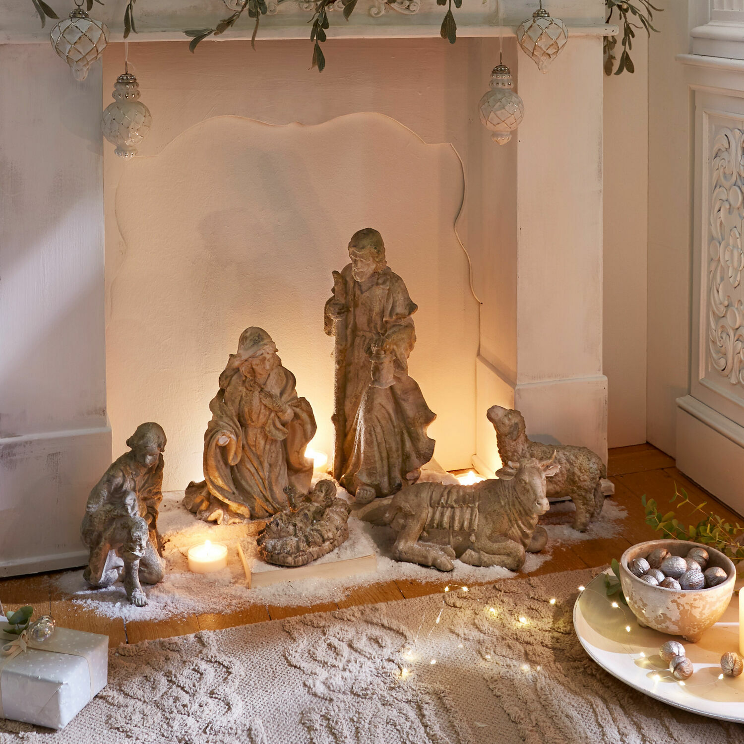 Kerststalfiguren set van 6 Pouponnière