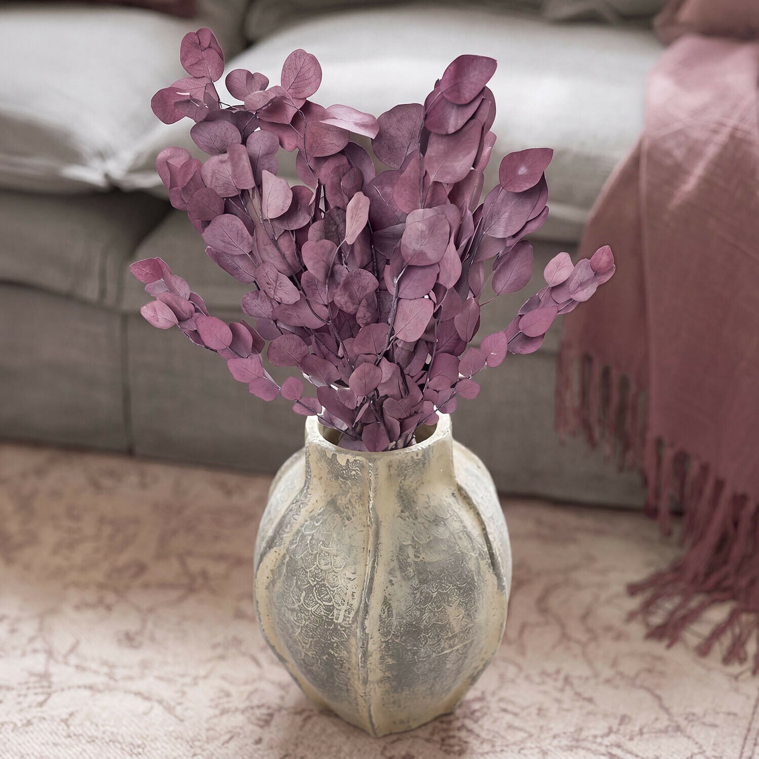 Kunstbloem eucalyptus Ianthee