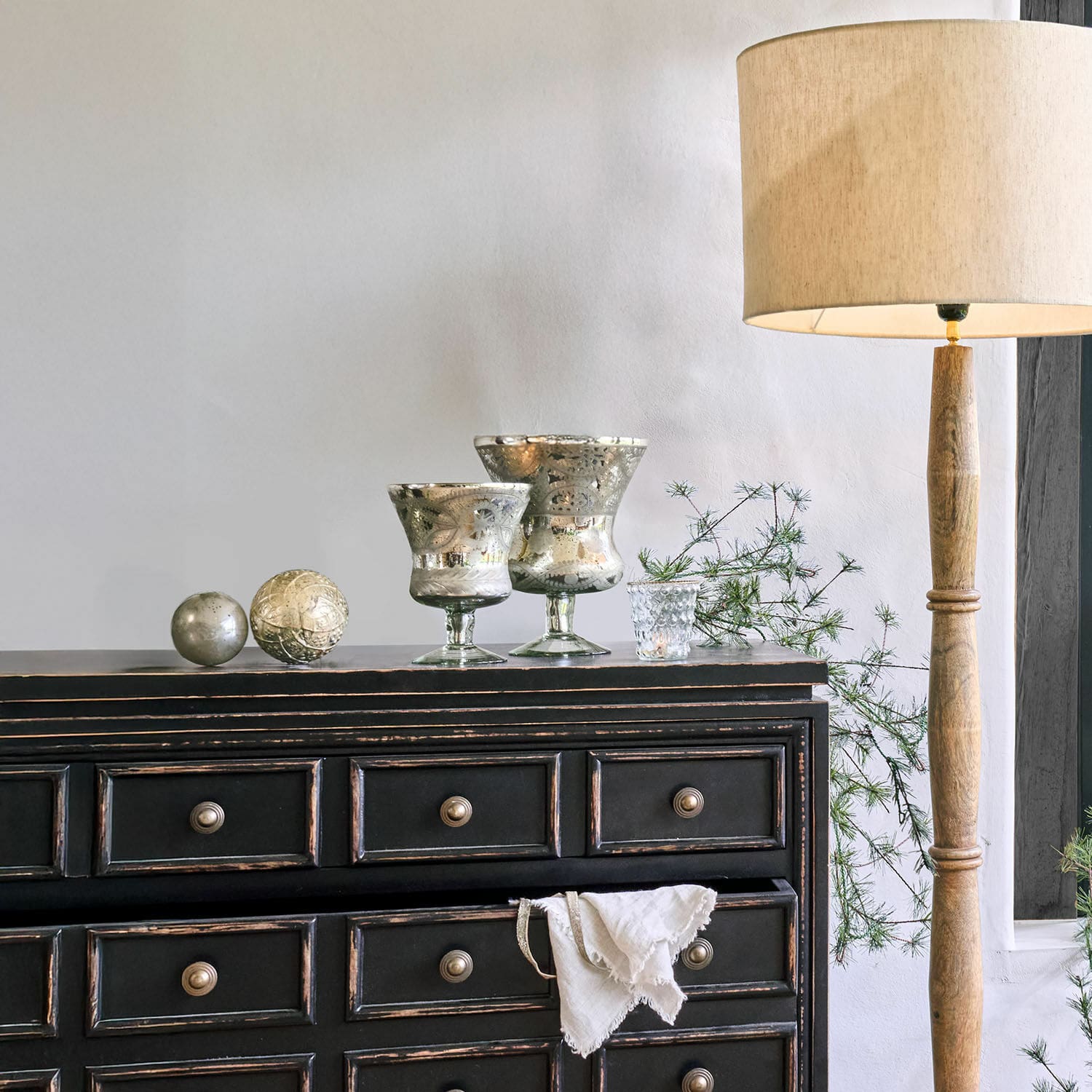 Windlicht set van 2 Zorayne