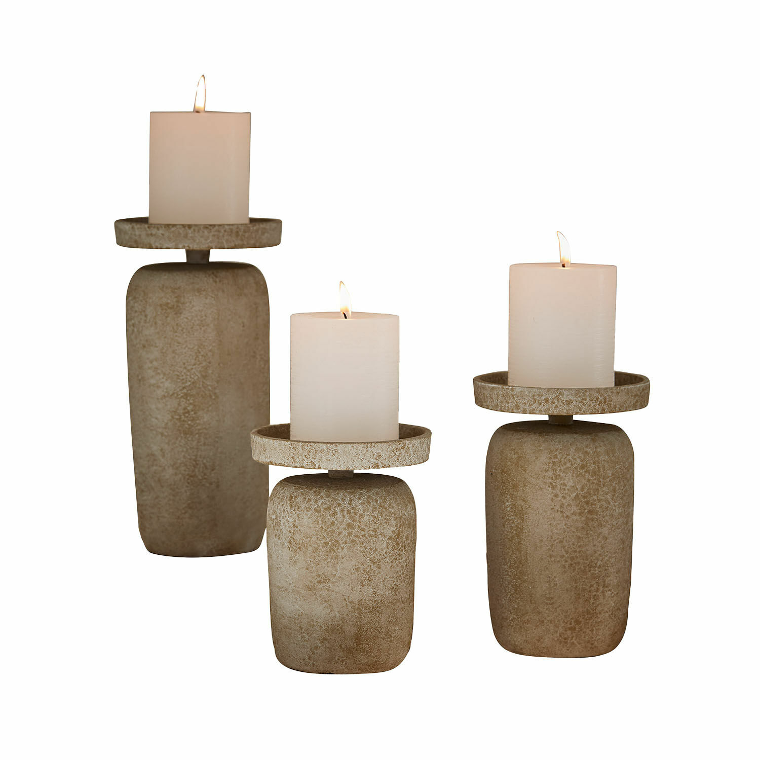Kaarsenhouder set van 3 Amsley