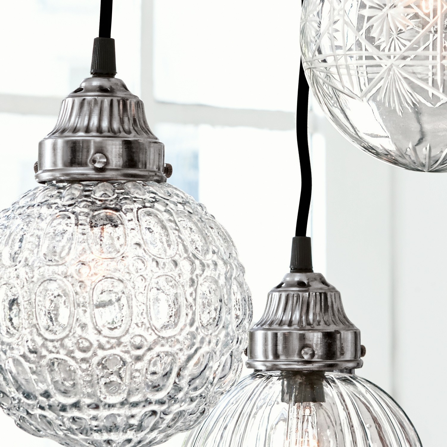 Hanglamp set van 3 Lidia