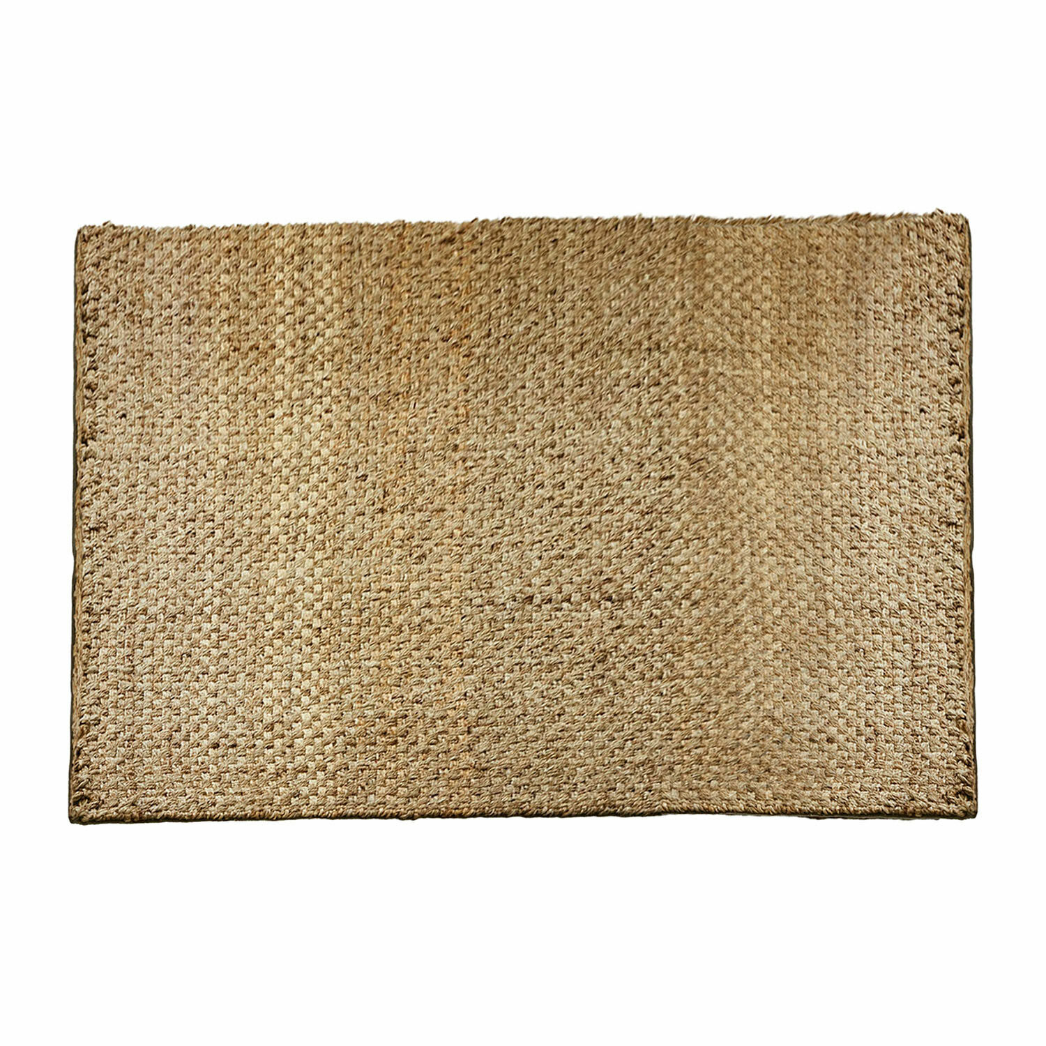 Vloerkleed Daoukro Rechthoekig vloerkleed van natuurlijke jute in beige, geschikt voor interieur en vloer