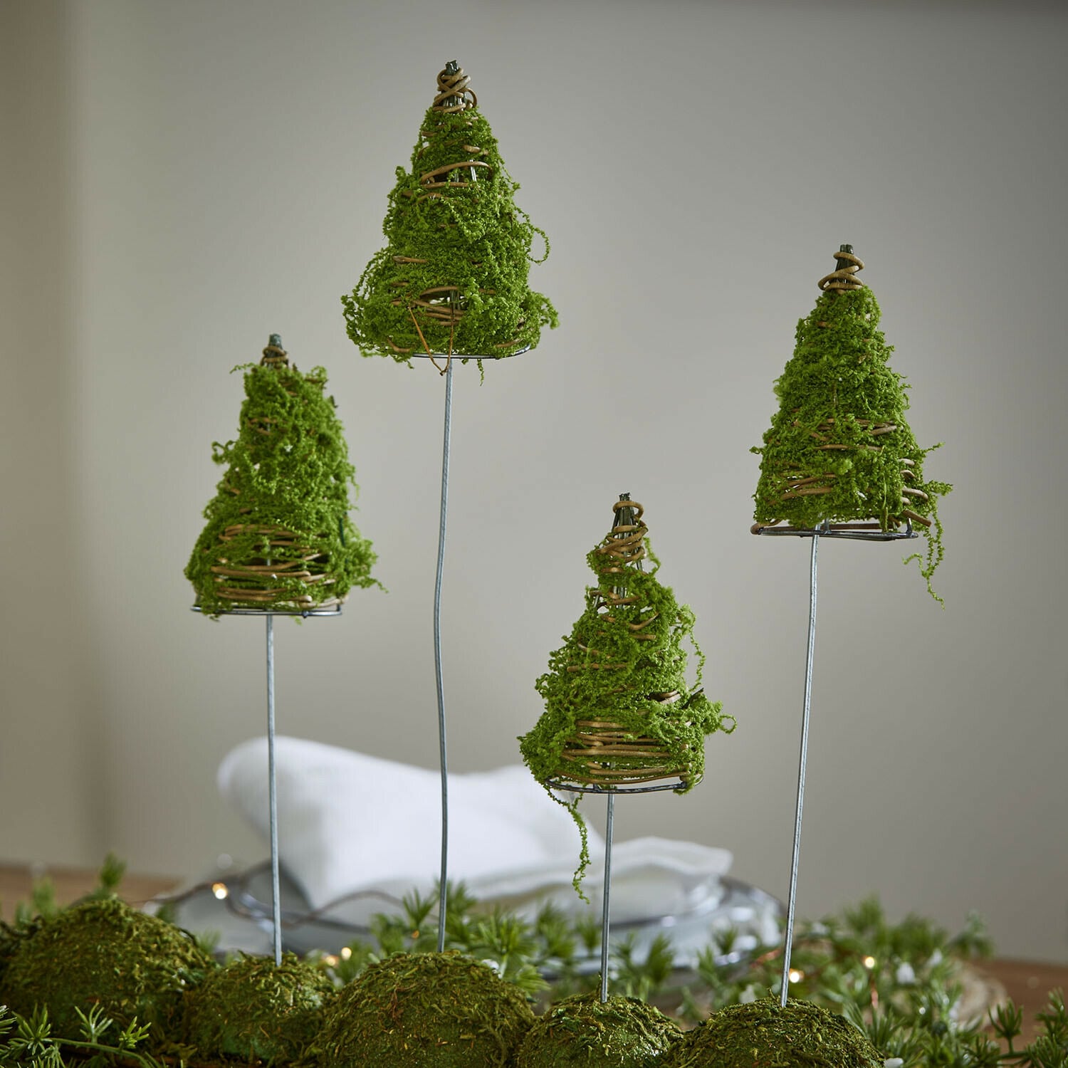 Decoratieve boom set van 4 Cassiola