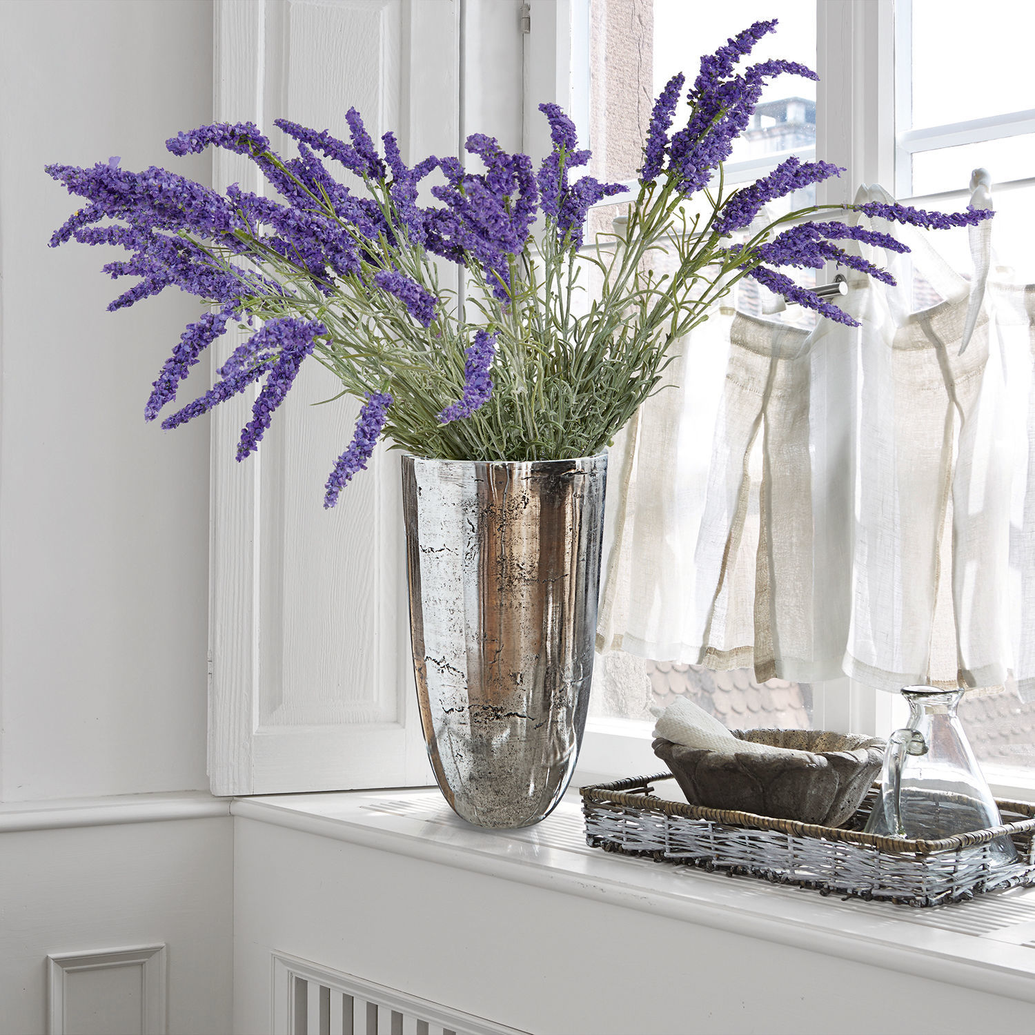 Sierbloem set van 6 Lavender