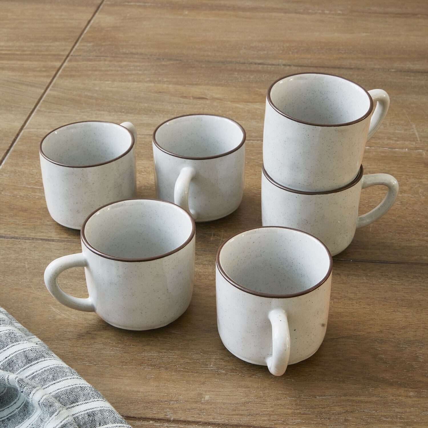 Kopje en schoteltje set van 6 Biarré