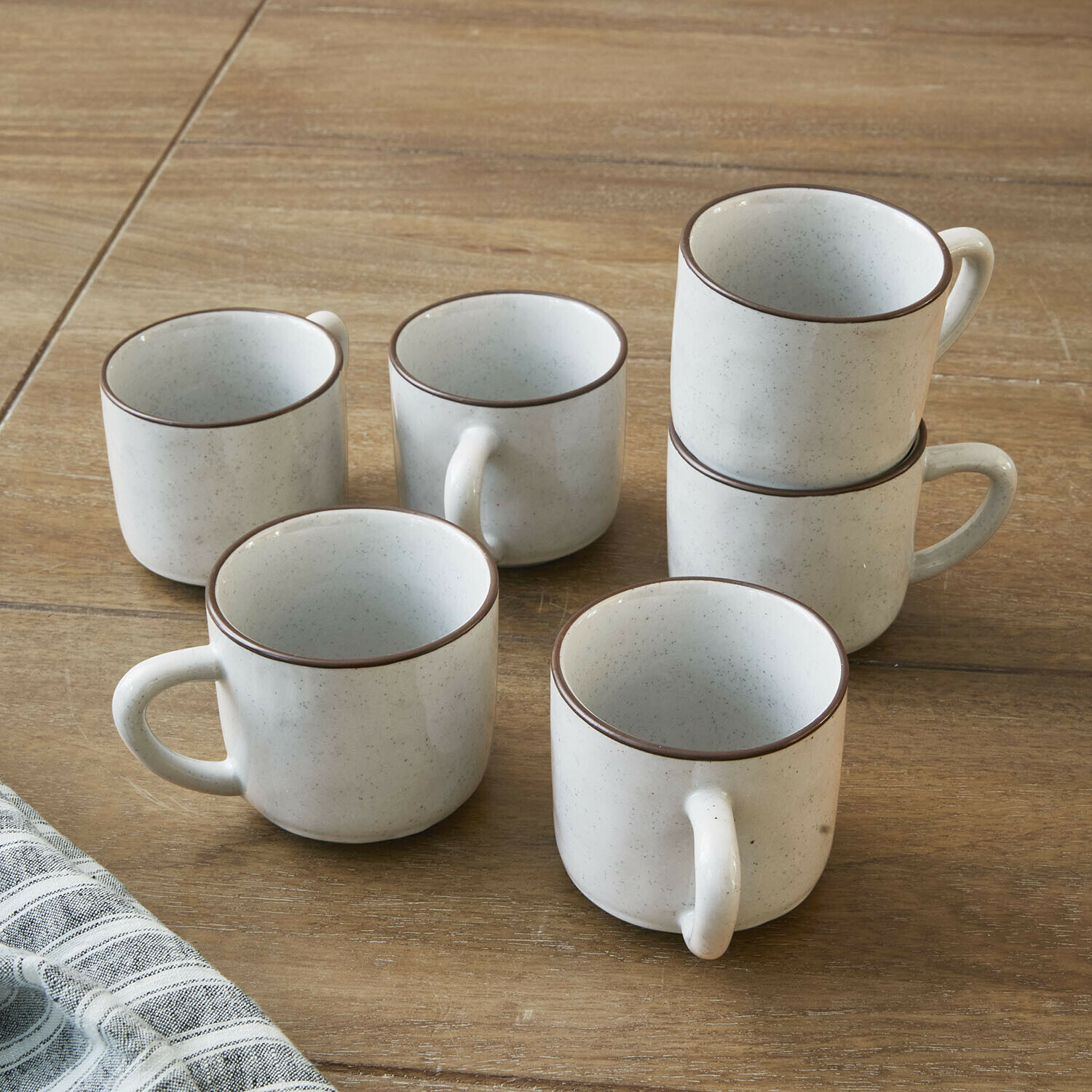 Kopje en schoteltje set van 6 Biarré