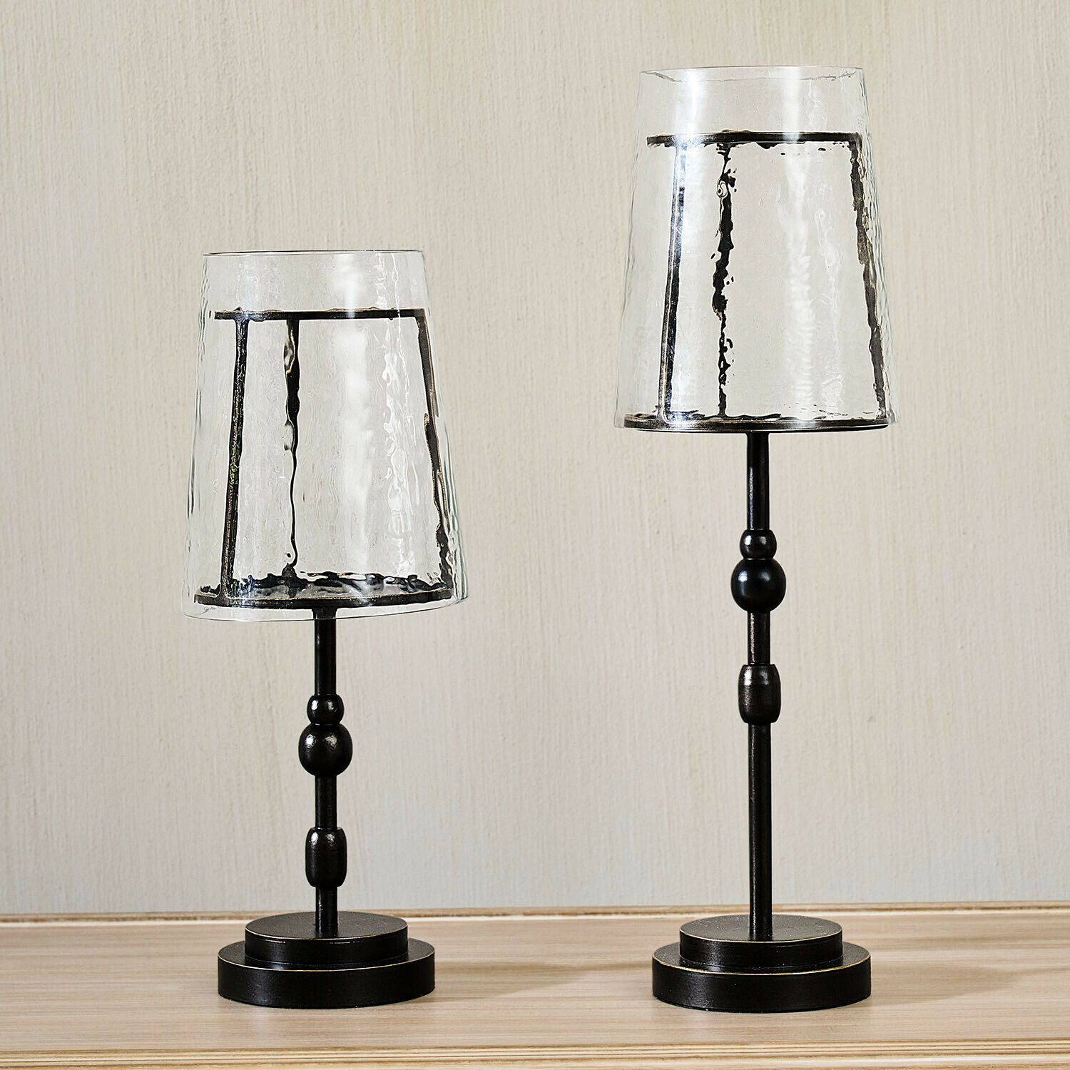 Kaarsenhouder set van 2 Hartcliff
