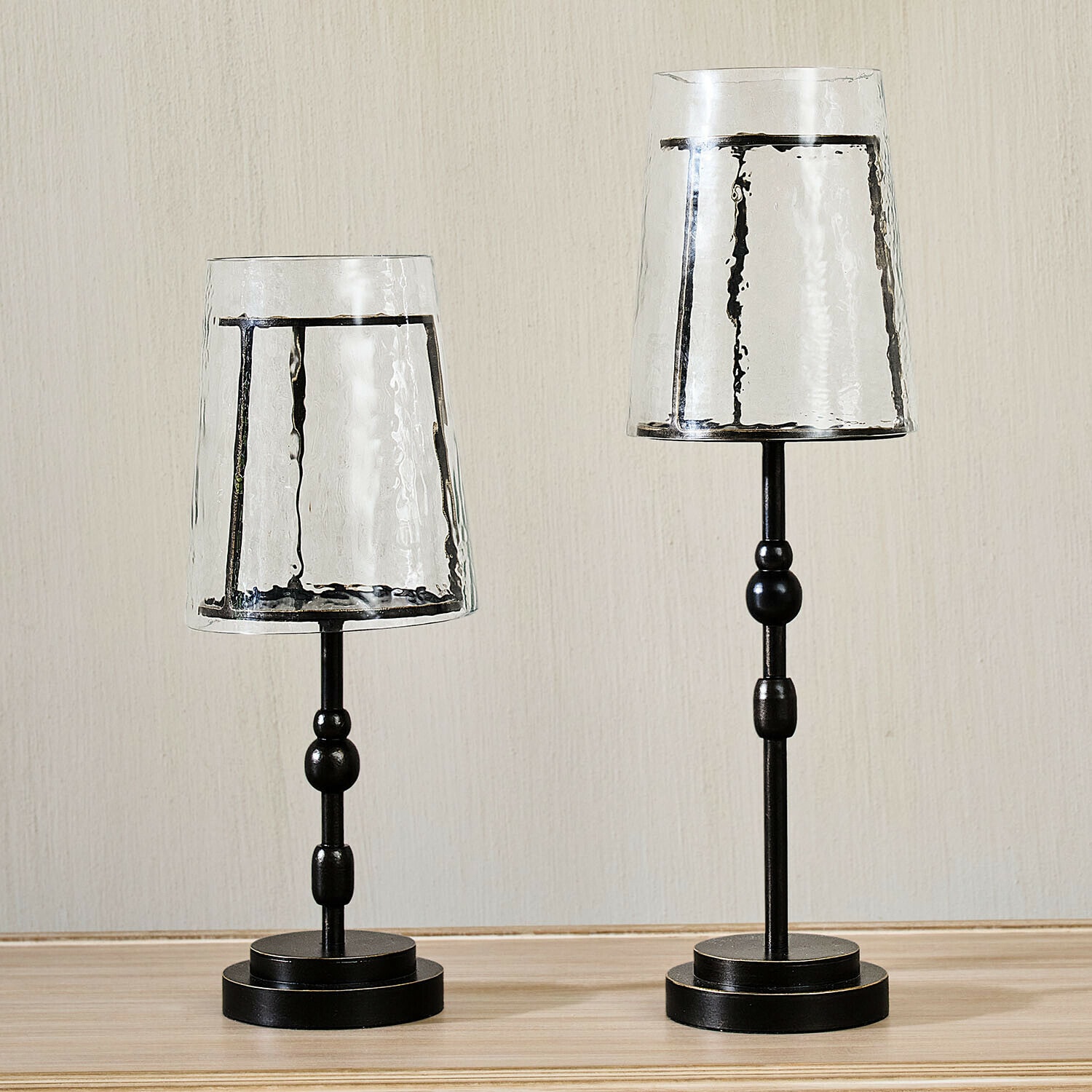 Kaarsenhouder set van 2 Hartcliff
