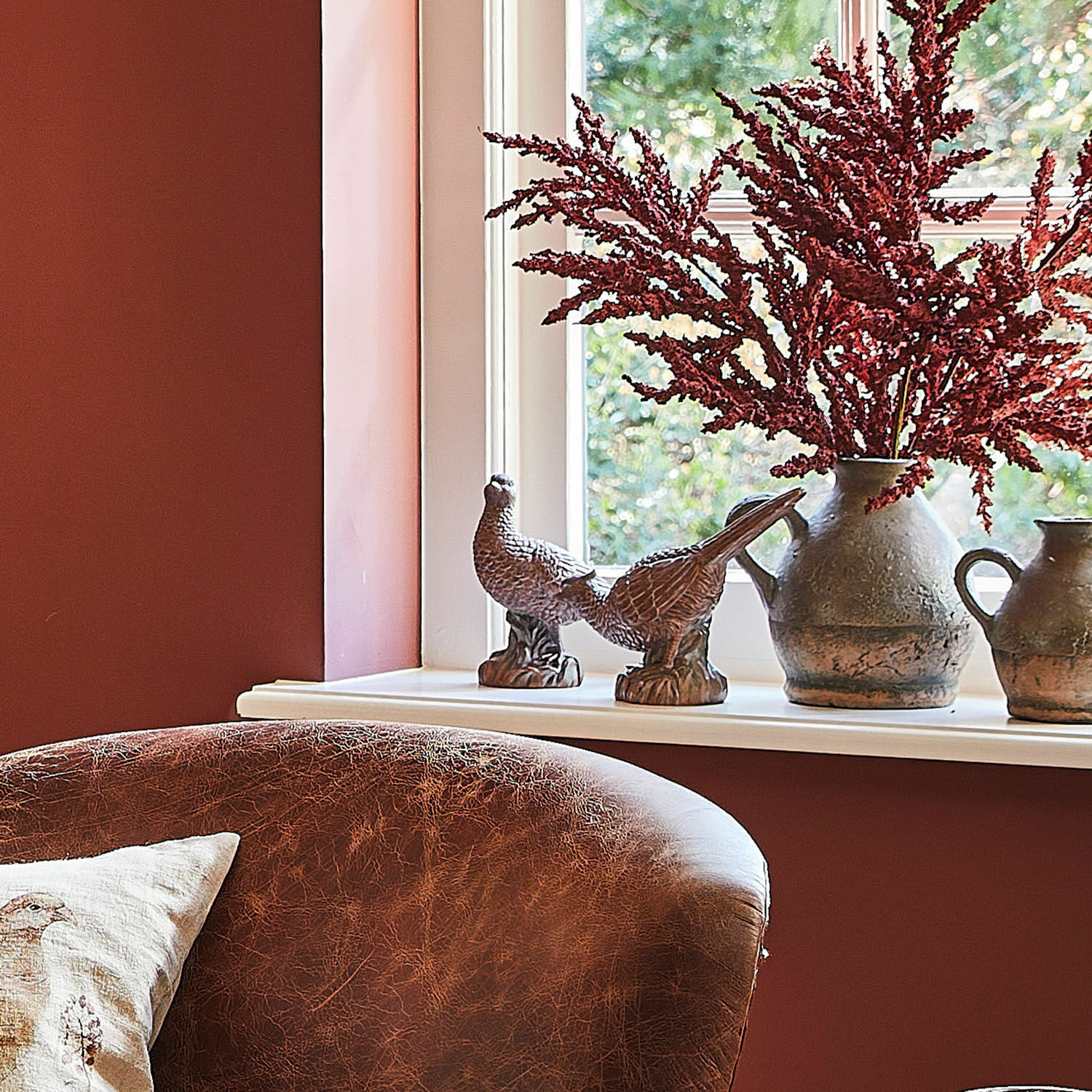 Decoratief vogeltje set van 2 Vivoso