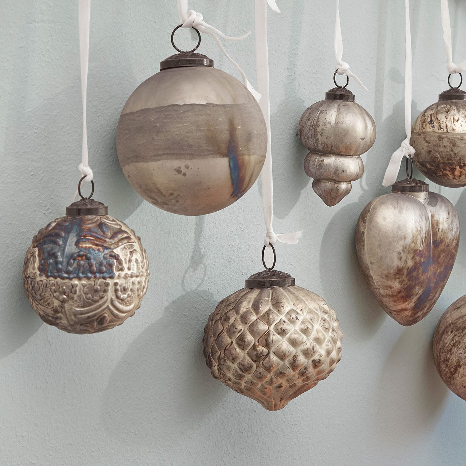 Kerstversiering set van 8 Lethem