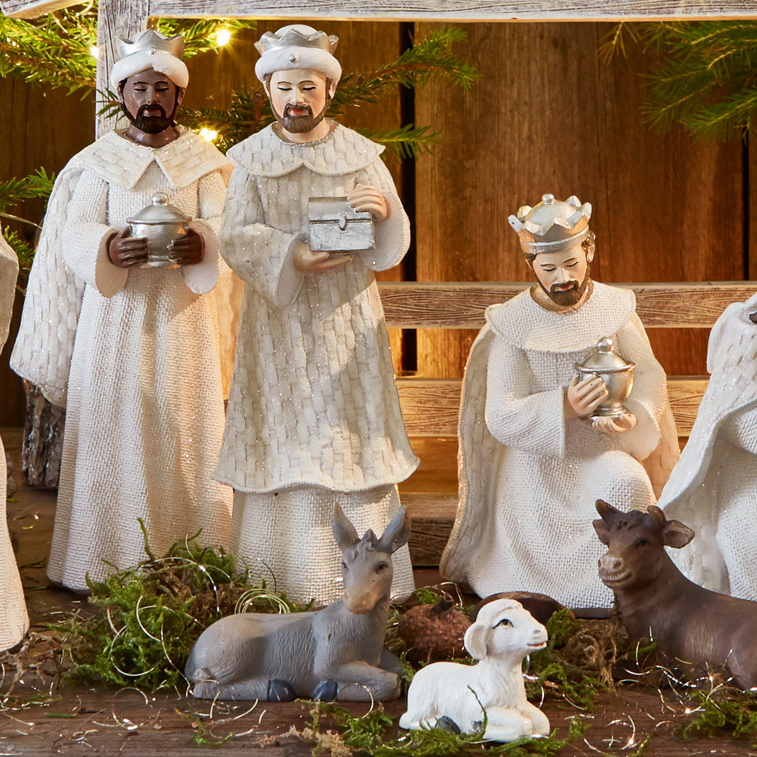 Kerststalfiguur set van 12 Santo