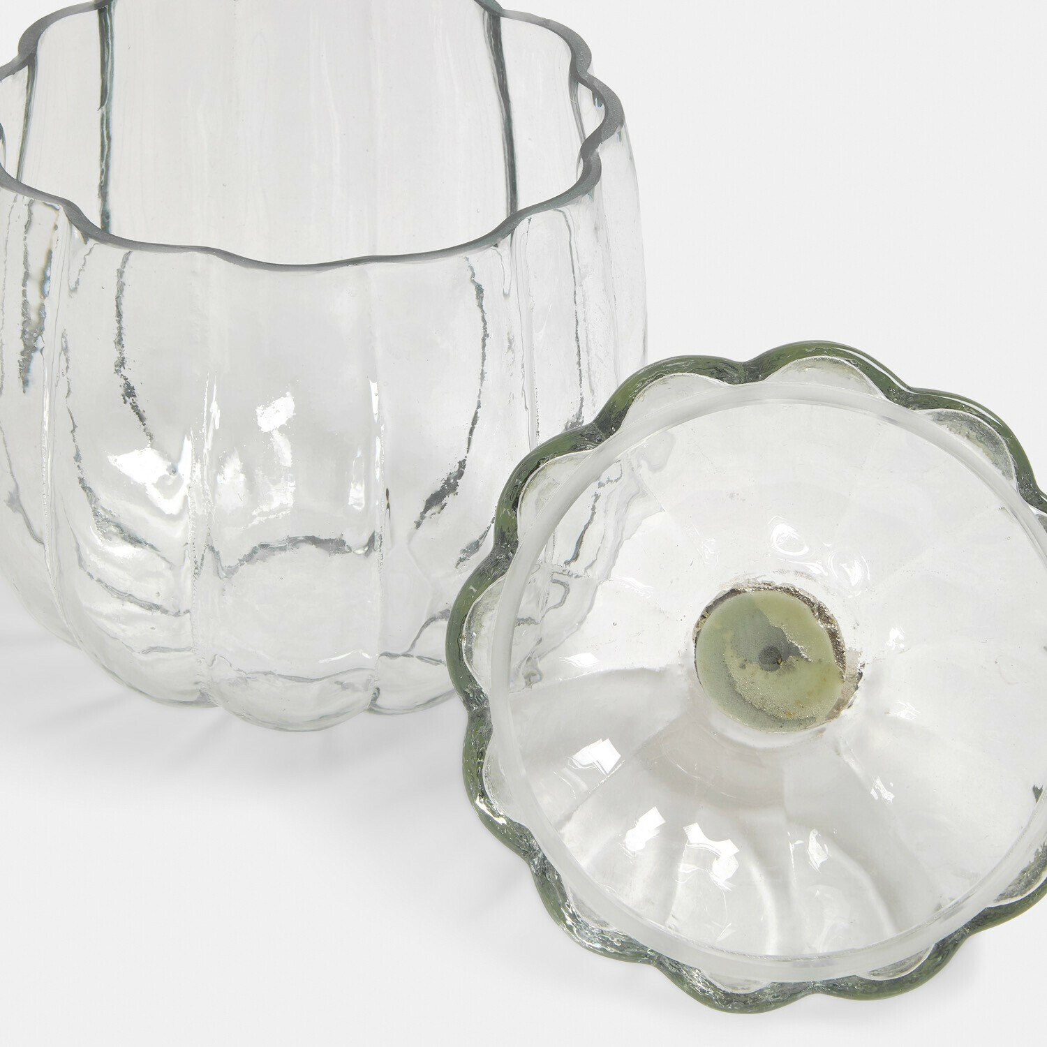 Glazen pot set van 3 Alérisse