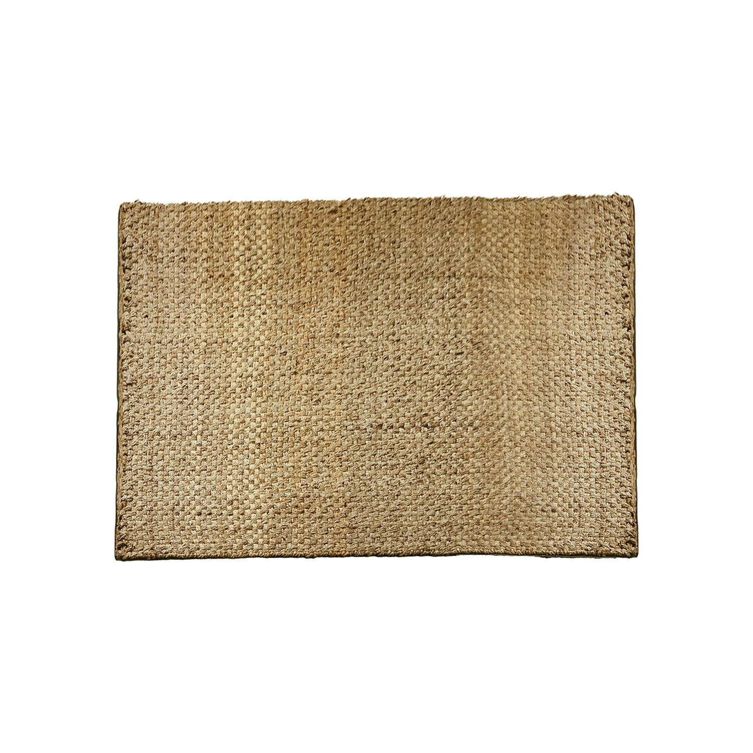 Vloerkleed Daoukro Rechthoekig vloerkleed van natuurlijke jute in beige, geschikt voor interieur en vloer