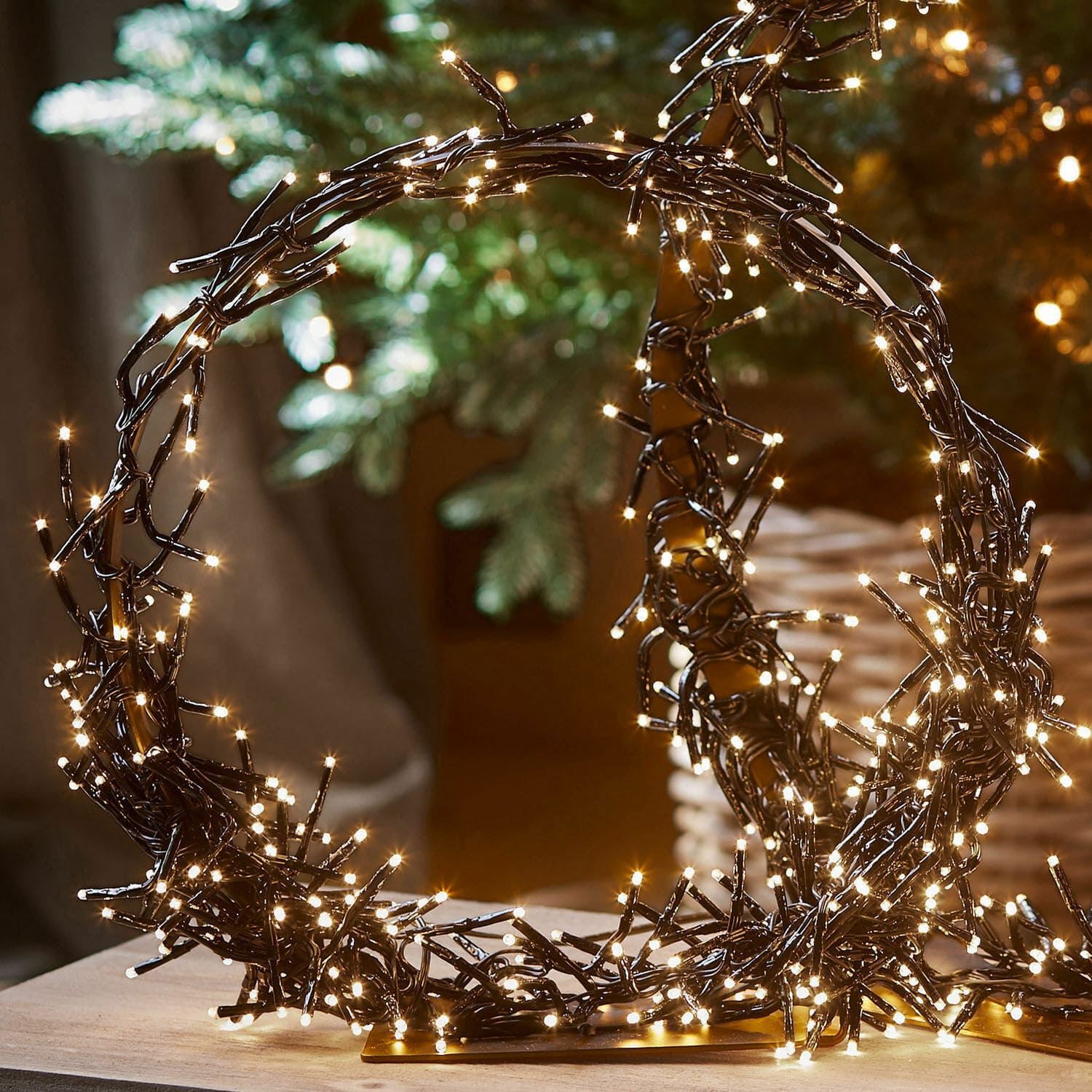 LED-krans set van 2 Nestier