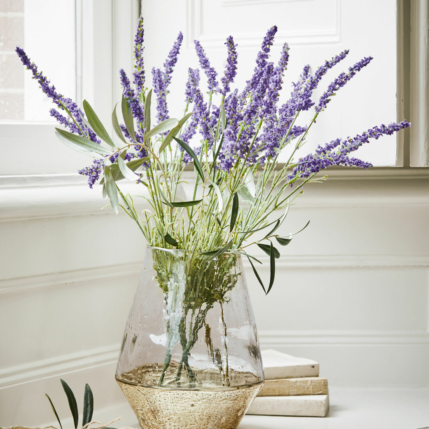 Sierbloem set van 6 Lavender