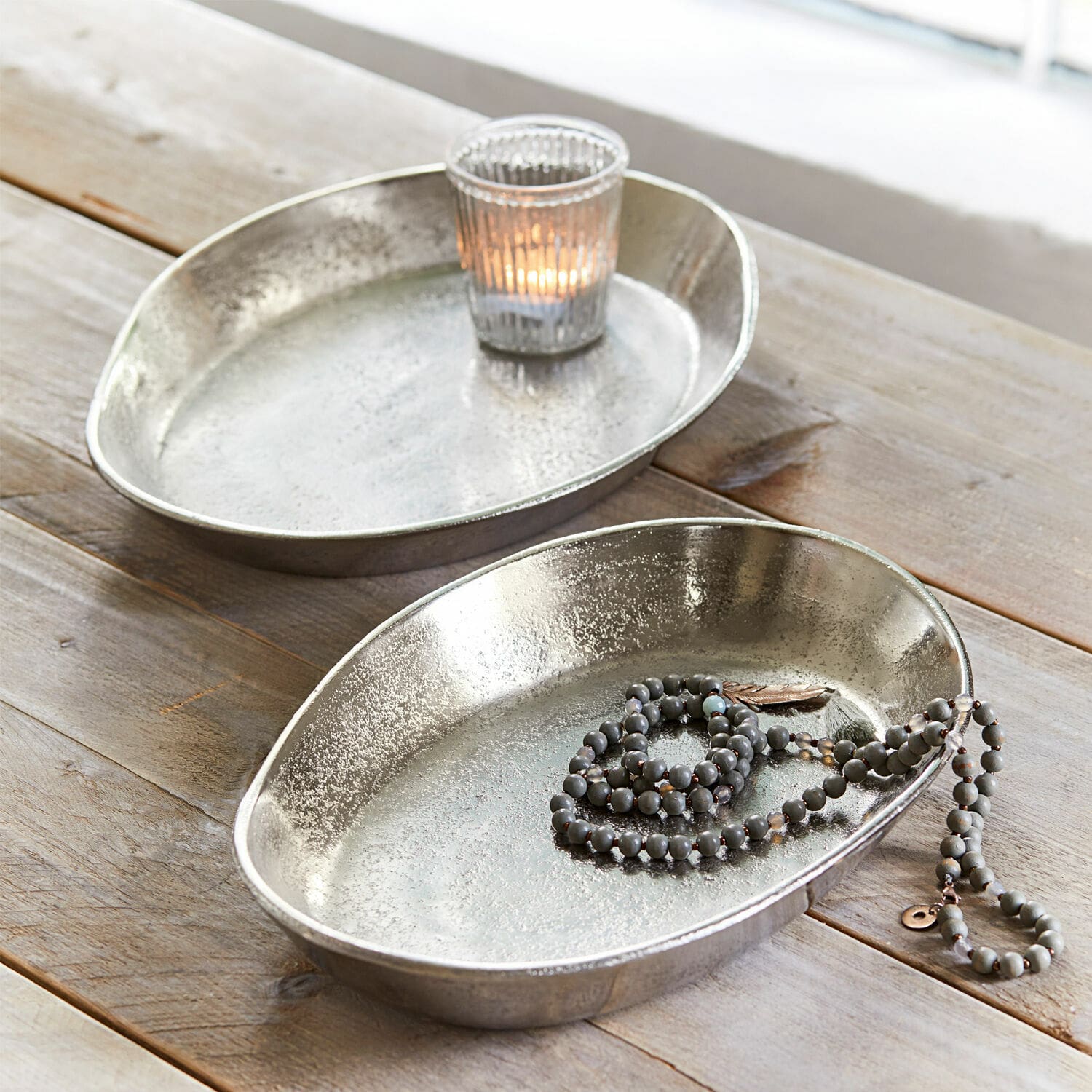 Decoratieve schaal set van 2 Libisie