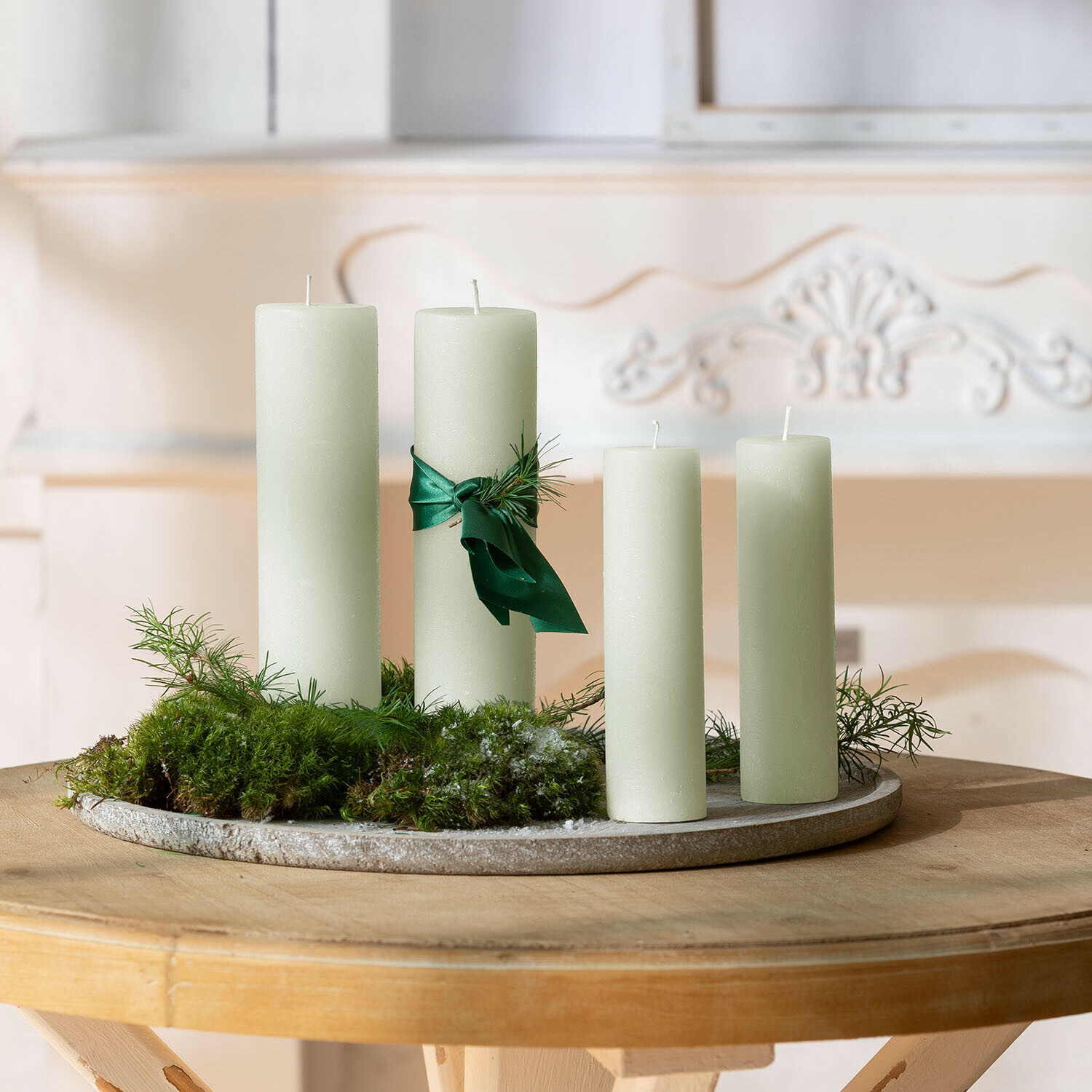 Kaars set van 4 Avinal