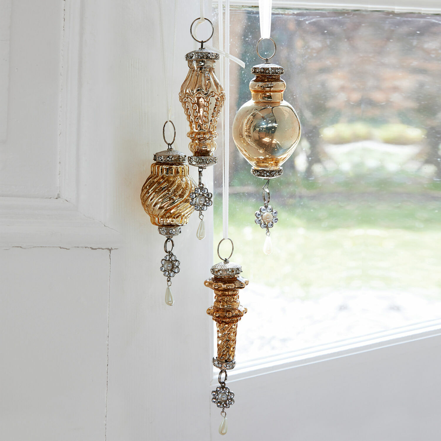 Kerstversiering set van 4 Larme