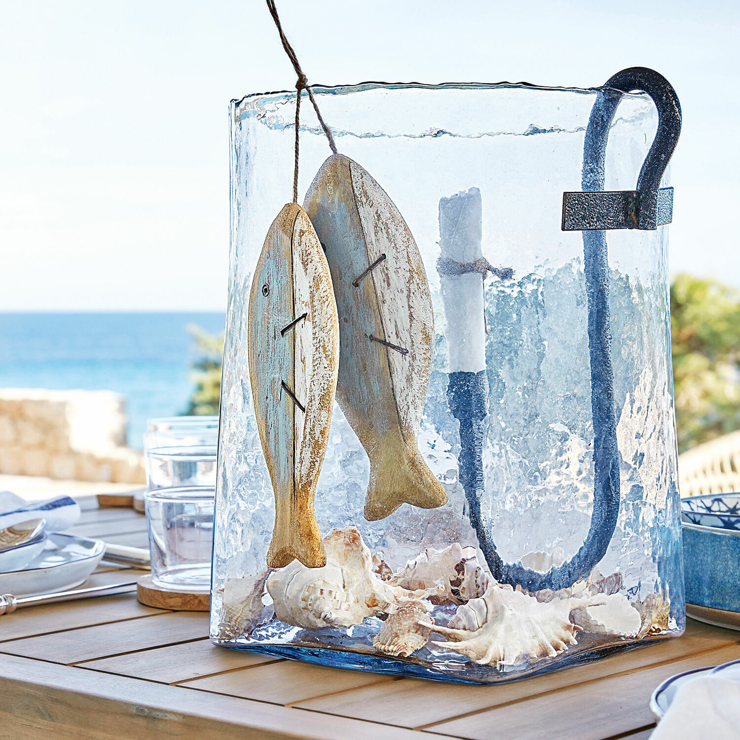 Decoratieve vis set van 2 Mindas