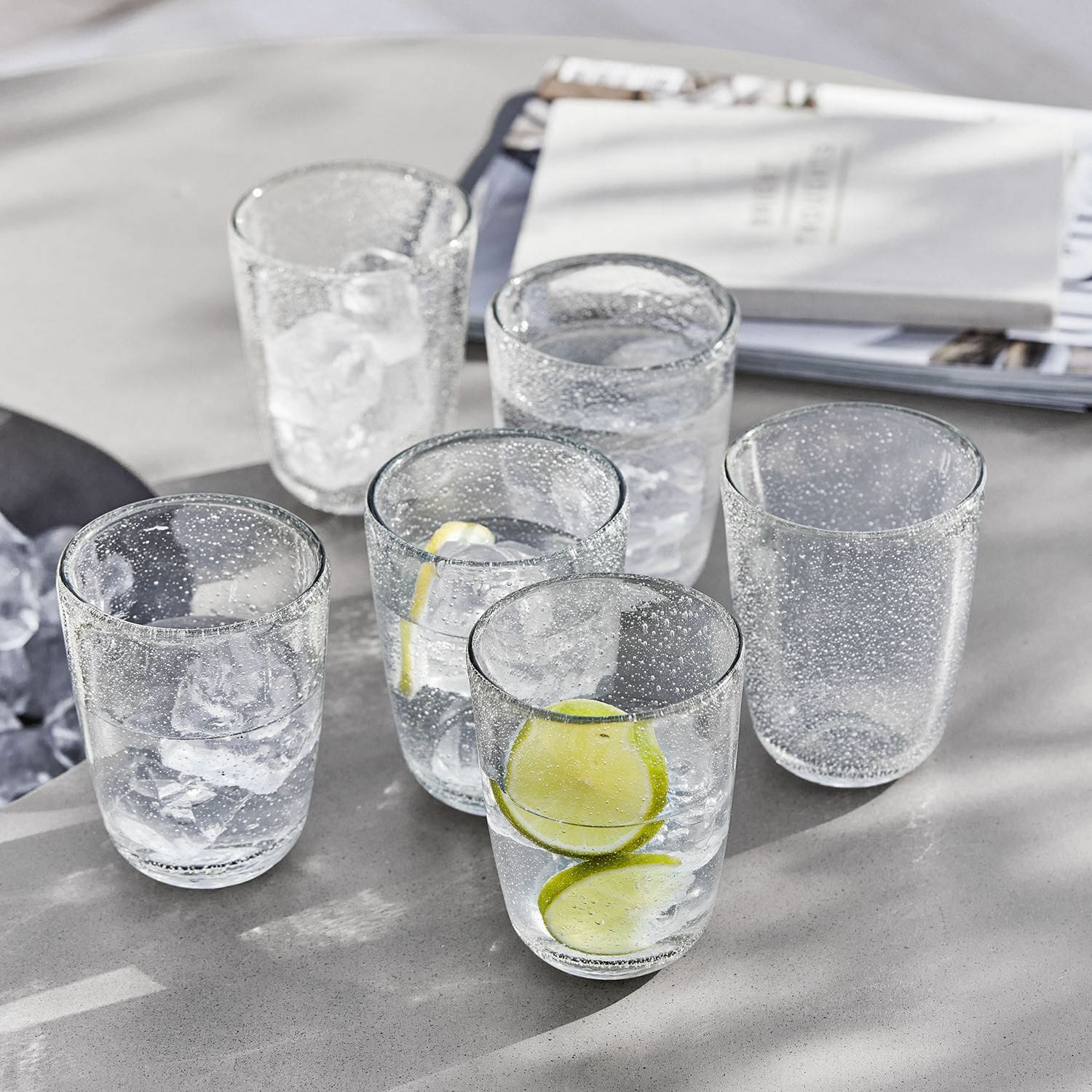 Glas set van 6 Parilly