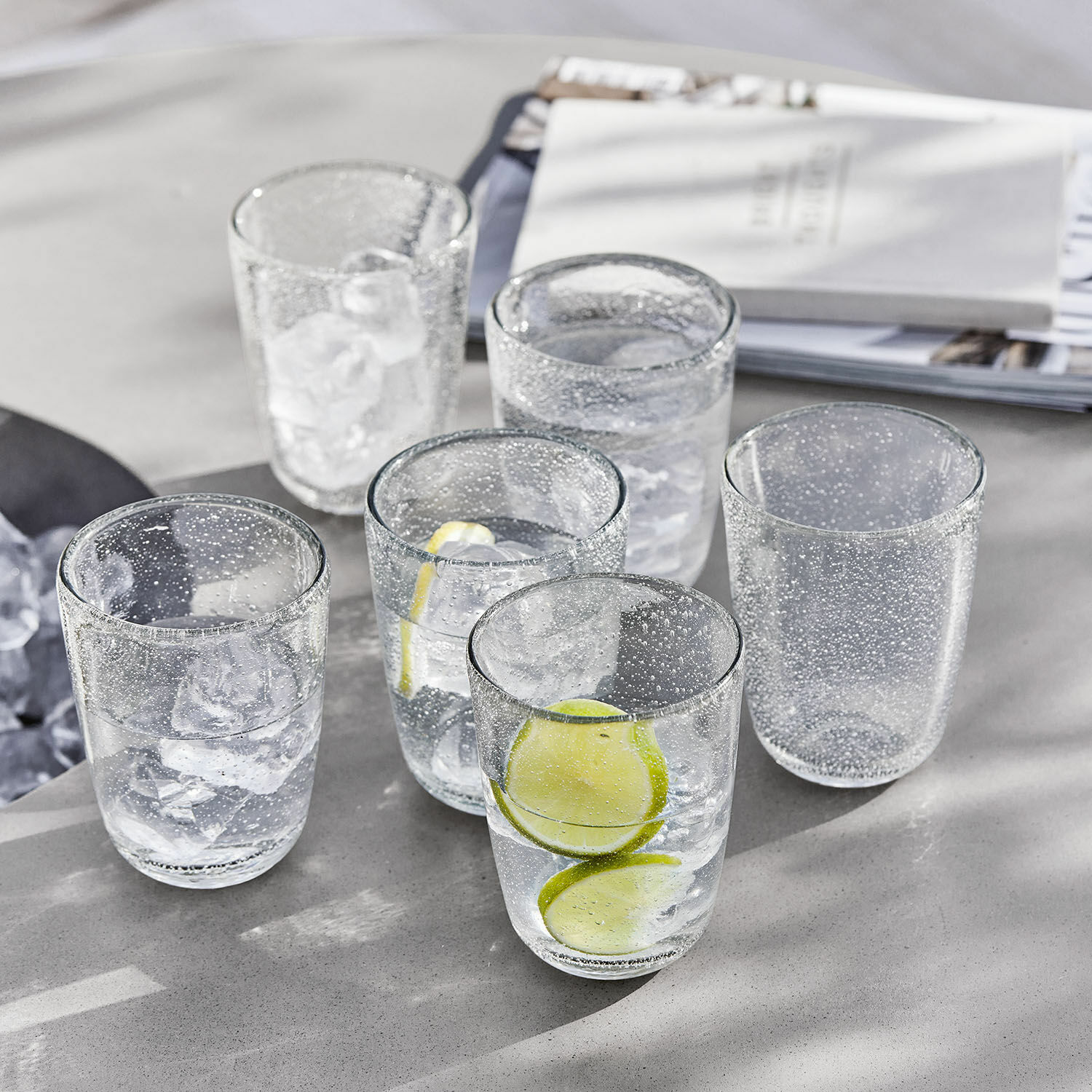 Glas set van 6 Parilly
