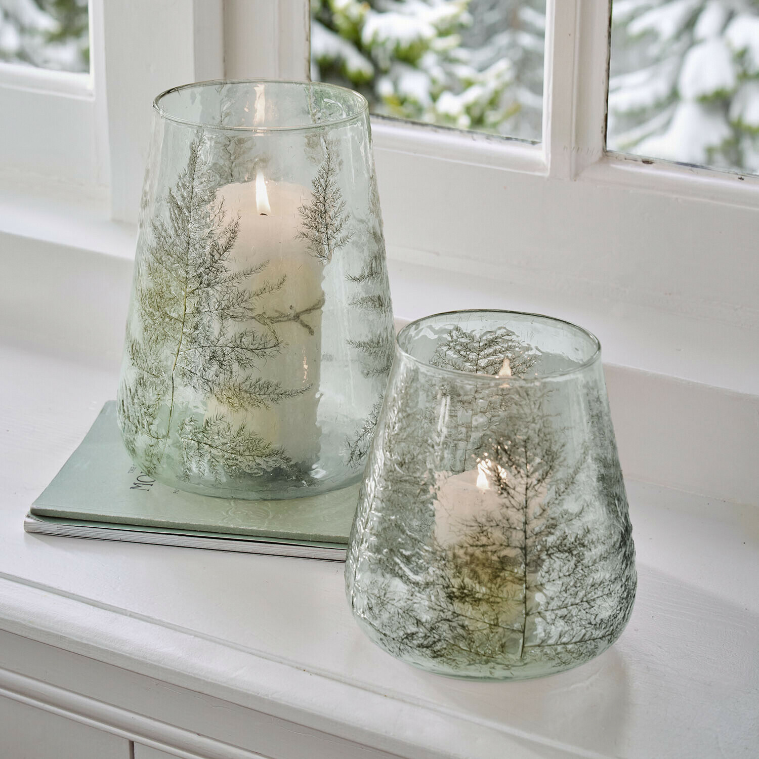 Windlicht set van 2 Rimfalla