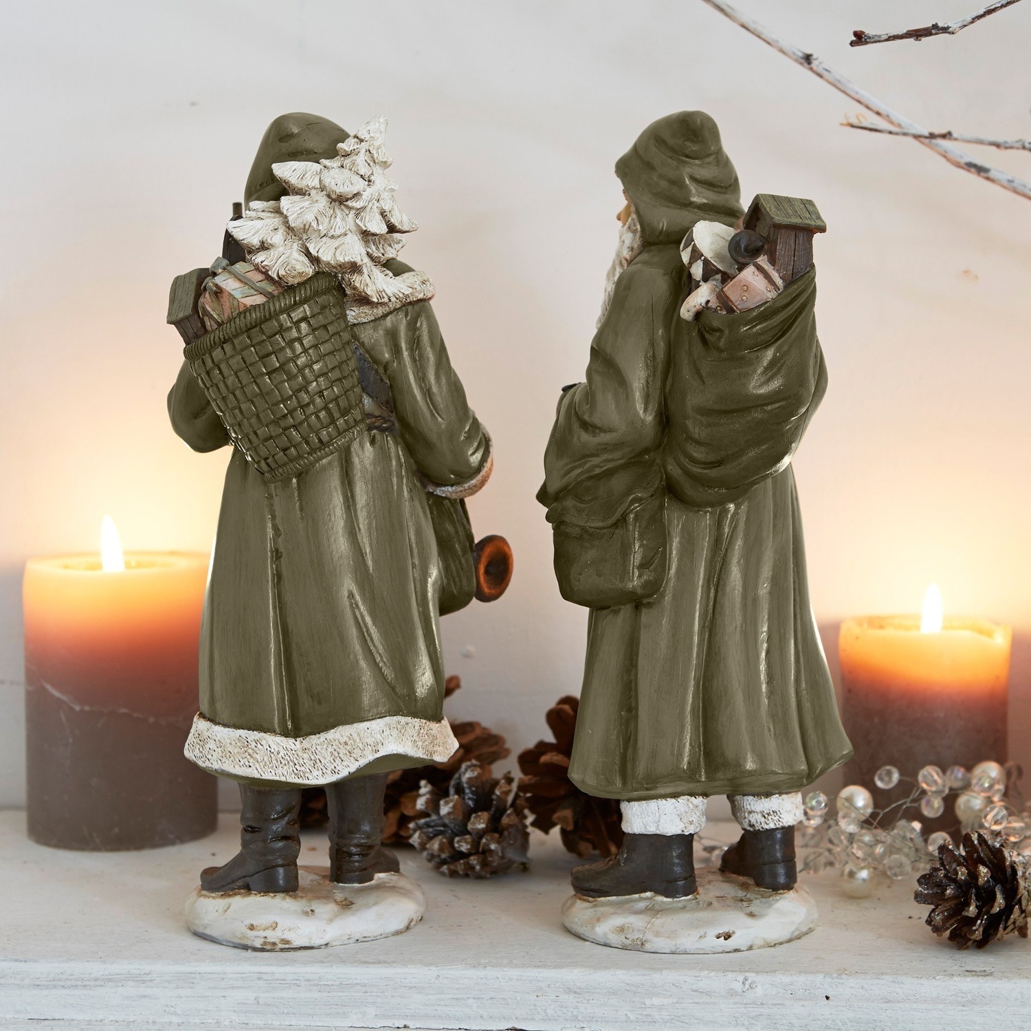 Kerstman set van 2 Jonael