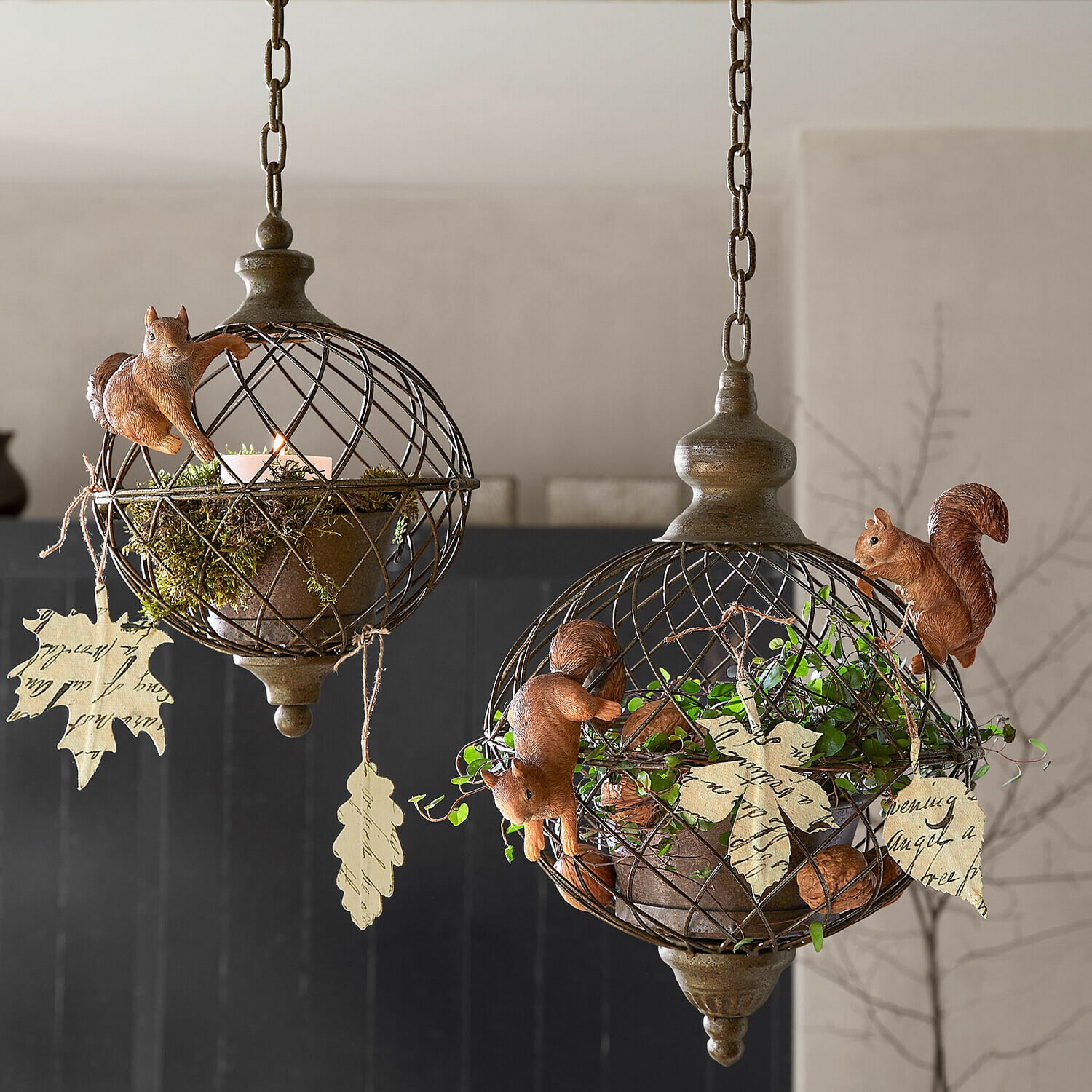 Decoratief eekhoorntje set van 3 Sylvaraen