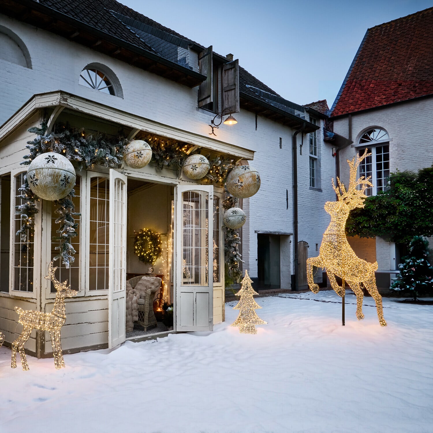 Rendier met ledverlichting Valtoras
