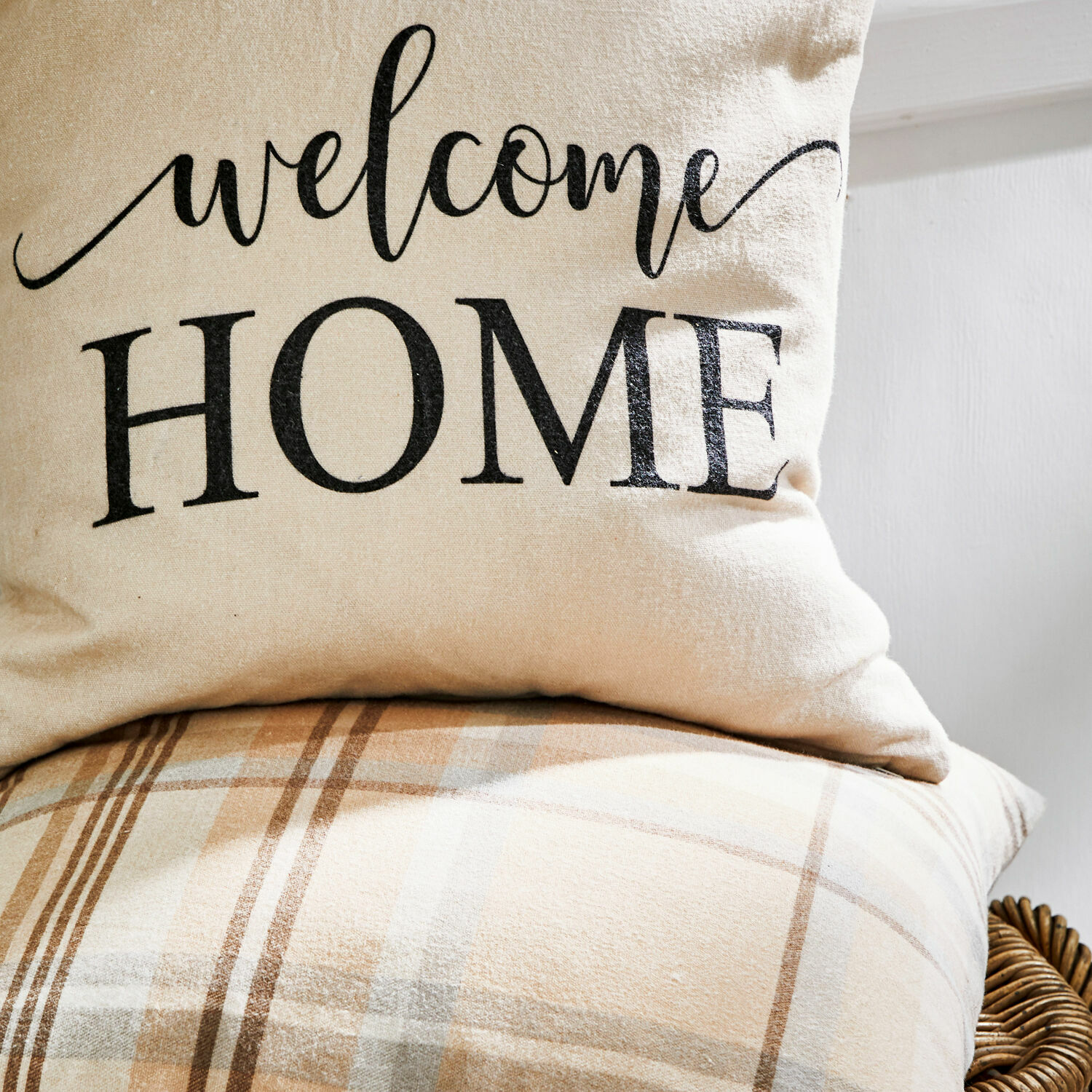 Kussenhoes set van 2 Welcome Home
