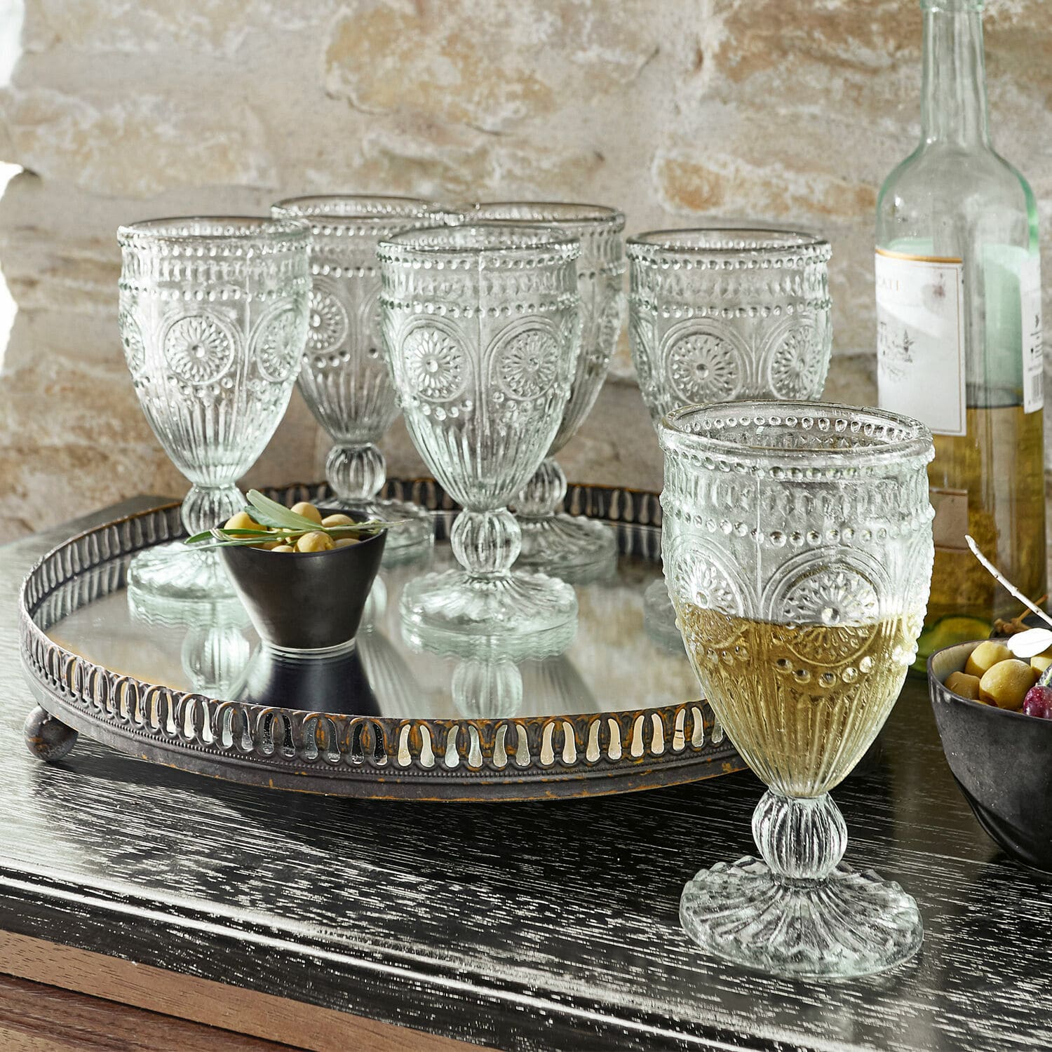 Glas set van 6 Leatrice