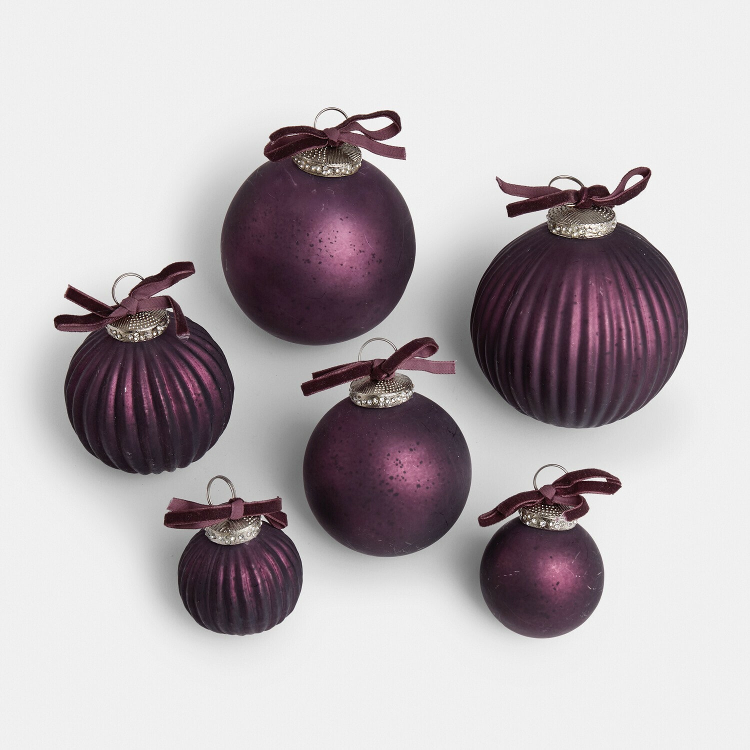 Kerstbal set van 6 Nuitelle