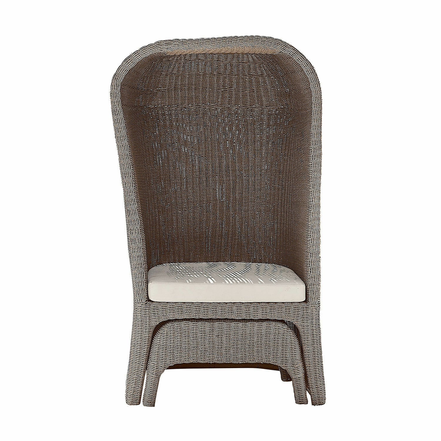 Strandkorf met poef Sanivane