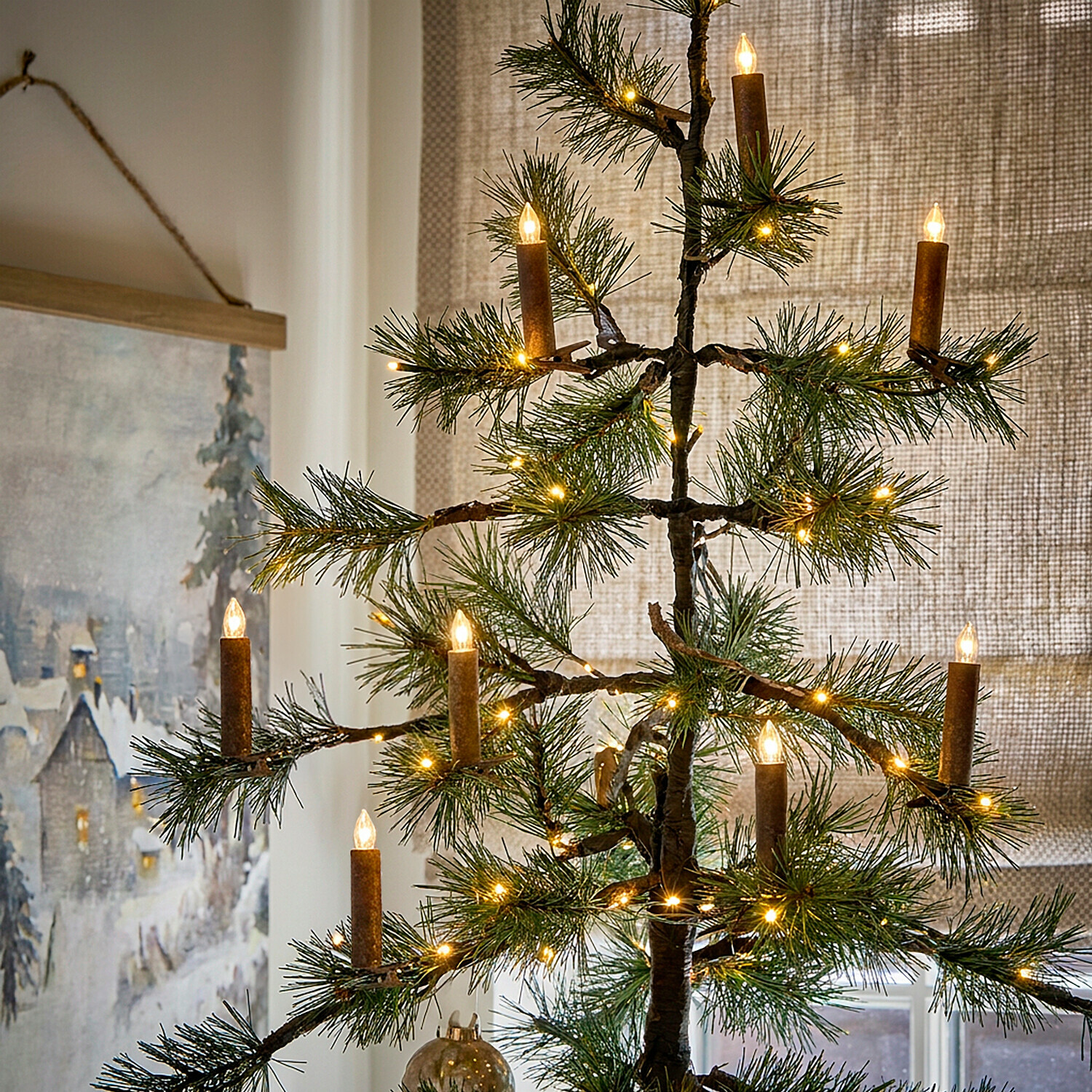 Led-kerstboomkaars set van 12 Thorivelle