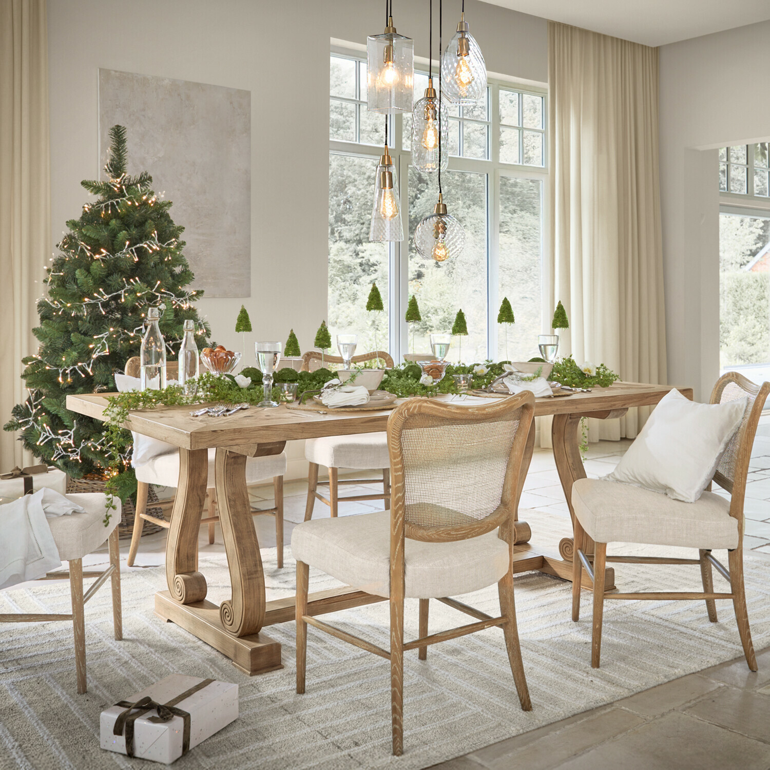 Decoratieve boom set van 4 Cassiola