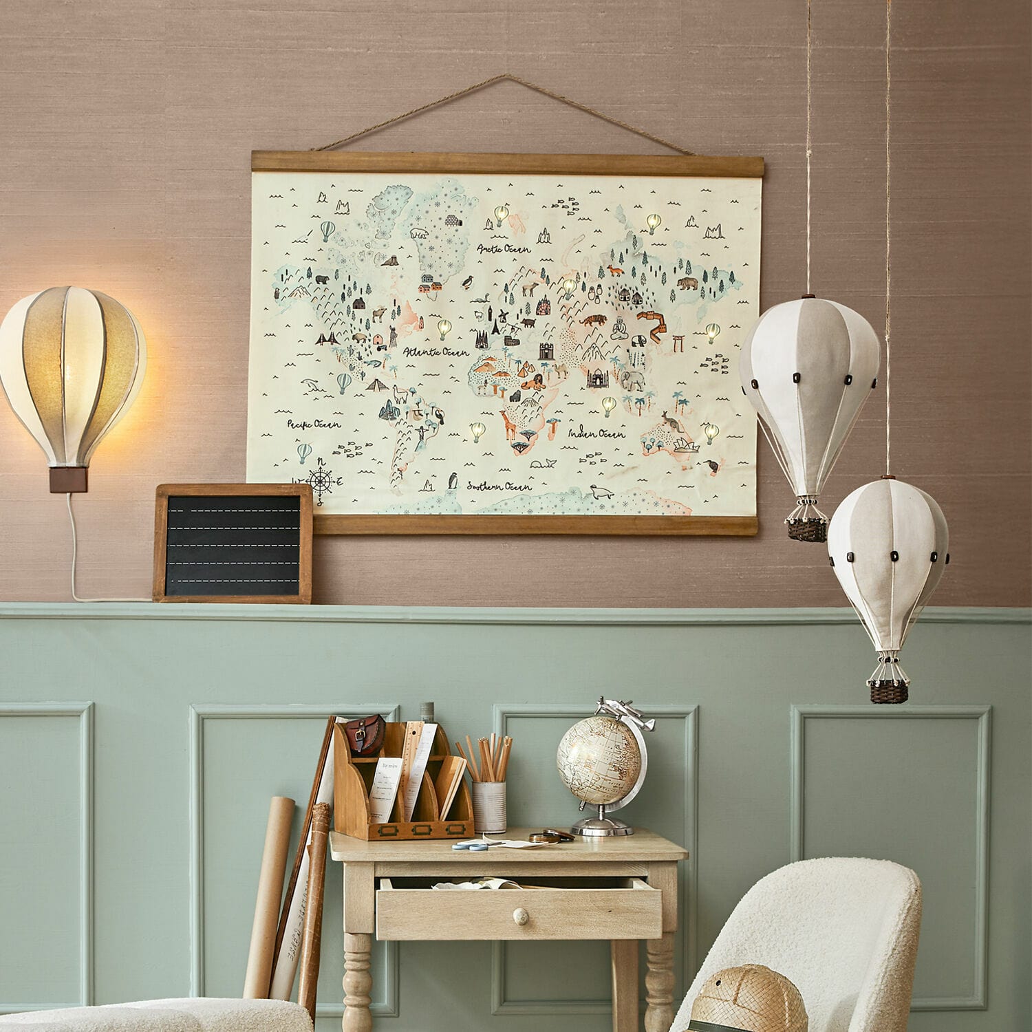 Decoluchtballon set van 2 Merrybean