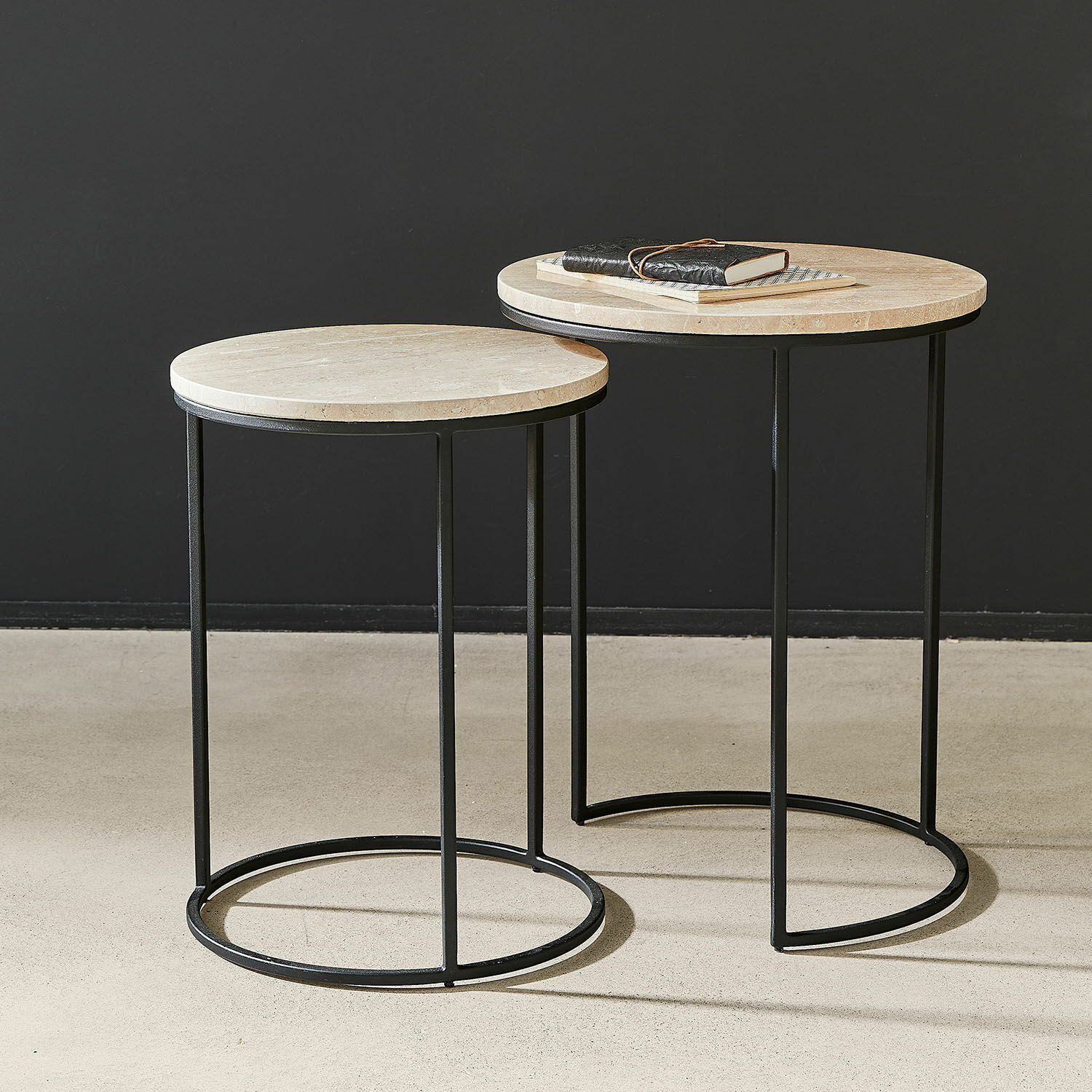 Bijzettafel set van 2 Émorieux