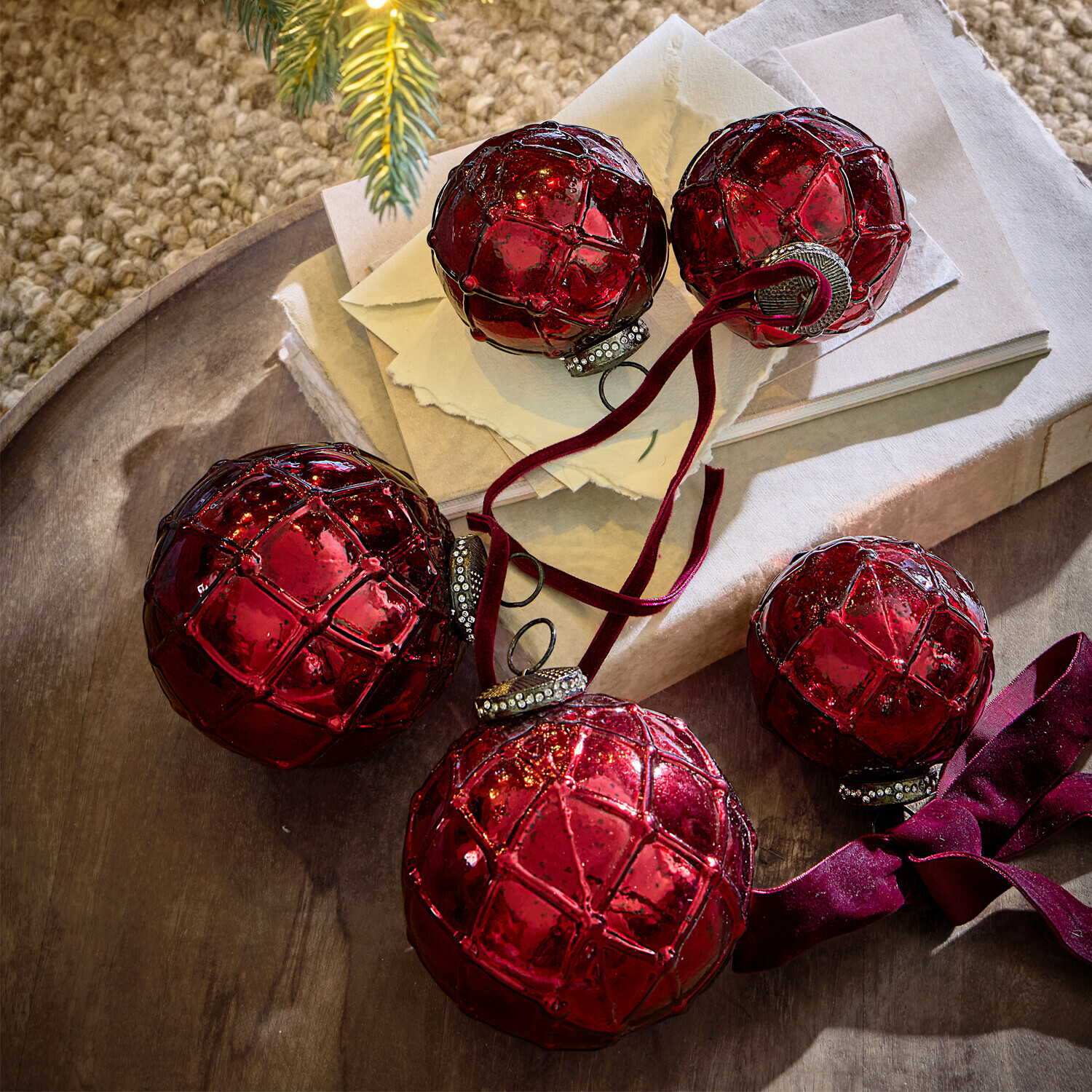 Kerstversiering set van 6 Roubi Kerstversiering set van 6 Roubi